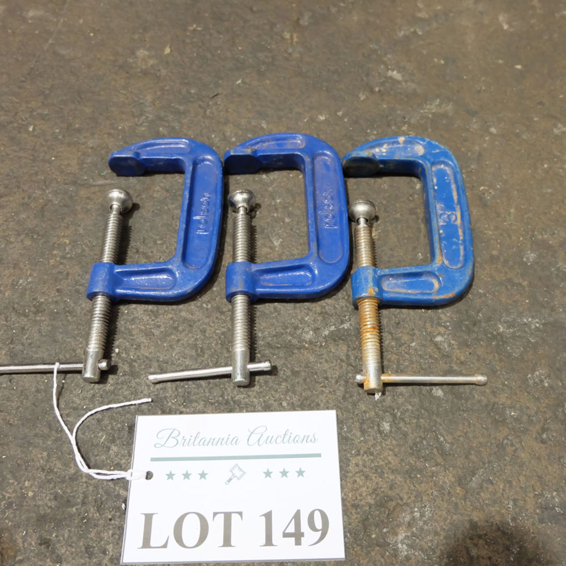 3 x 3" G Clamps