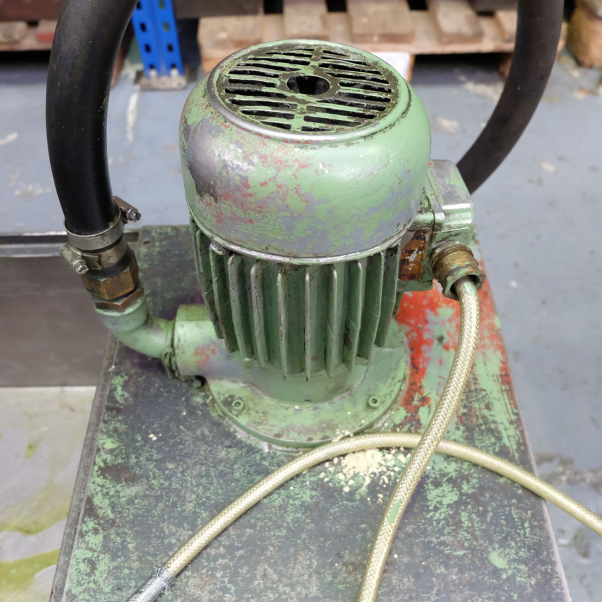 Coolant Tank. Overall Size 39 1/4" x 25" x 13 1/2" High. 3 Phase Motor. - Image 4 of 4