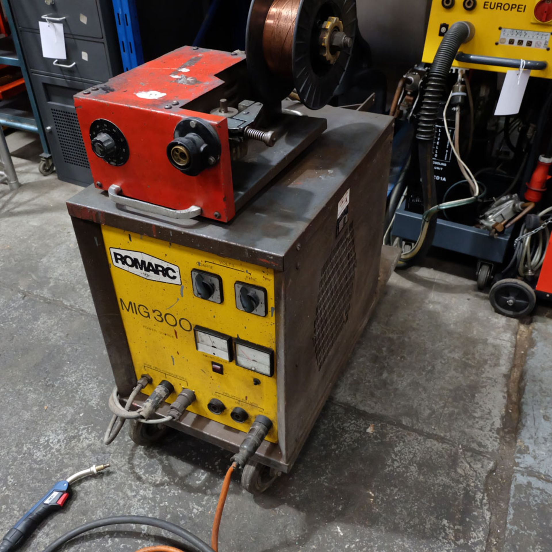 Romarc Mig 300. Mig Welding Unit. Max 300 Amp. With Wire Feeder.