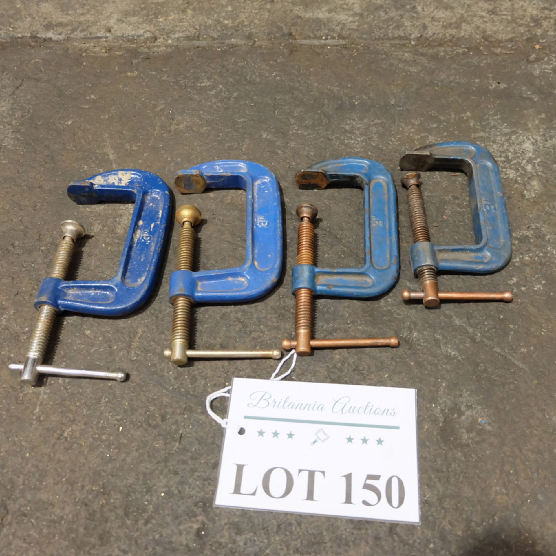 4 x 3" G Clamps