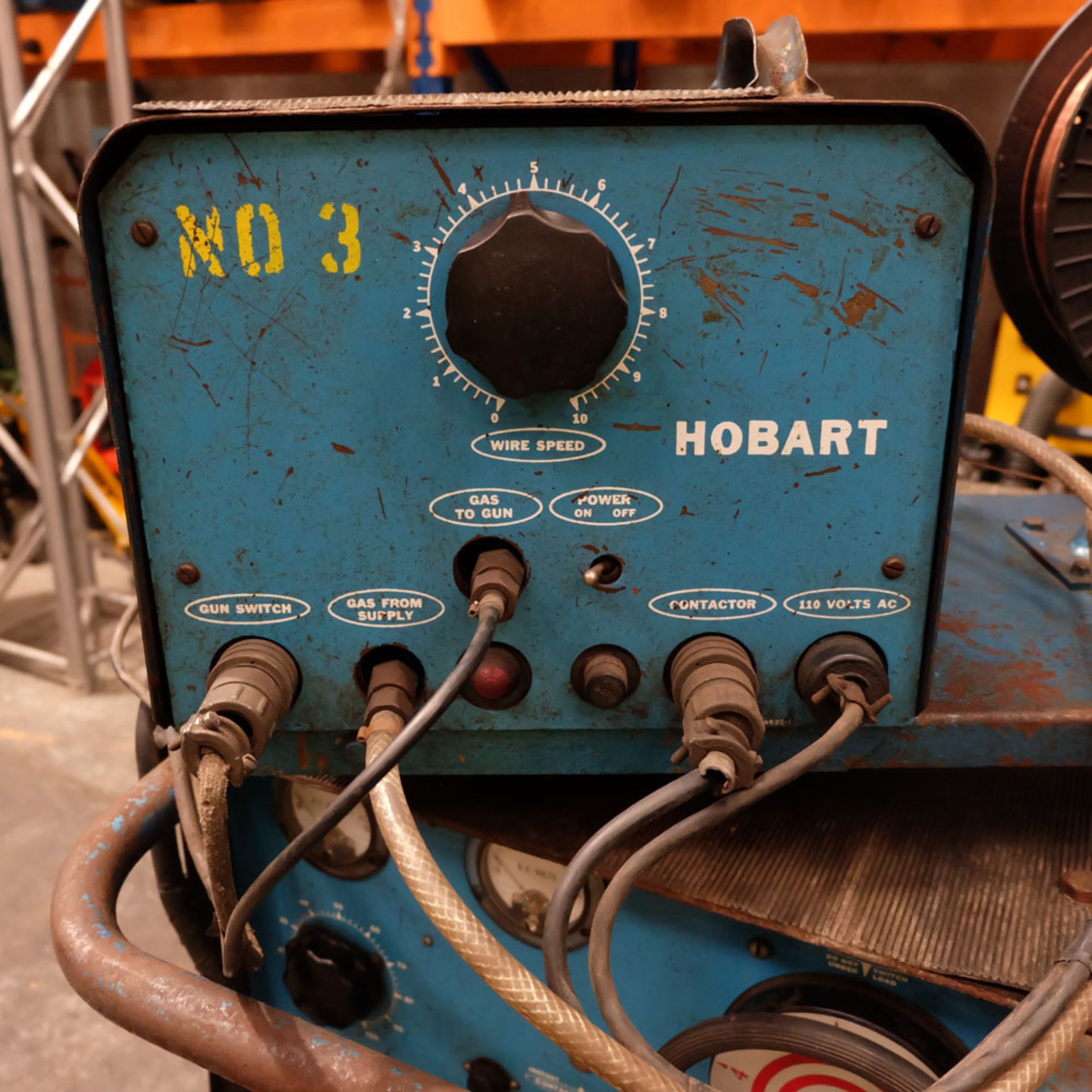 Hobart Cyber Mig 300. Model CT300 DC-S. 300 Amp Tig Set. 3 Phase. With Foot Pedal &Tig Gun. - Image 2 of 9