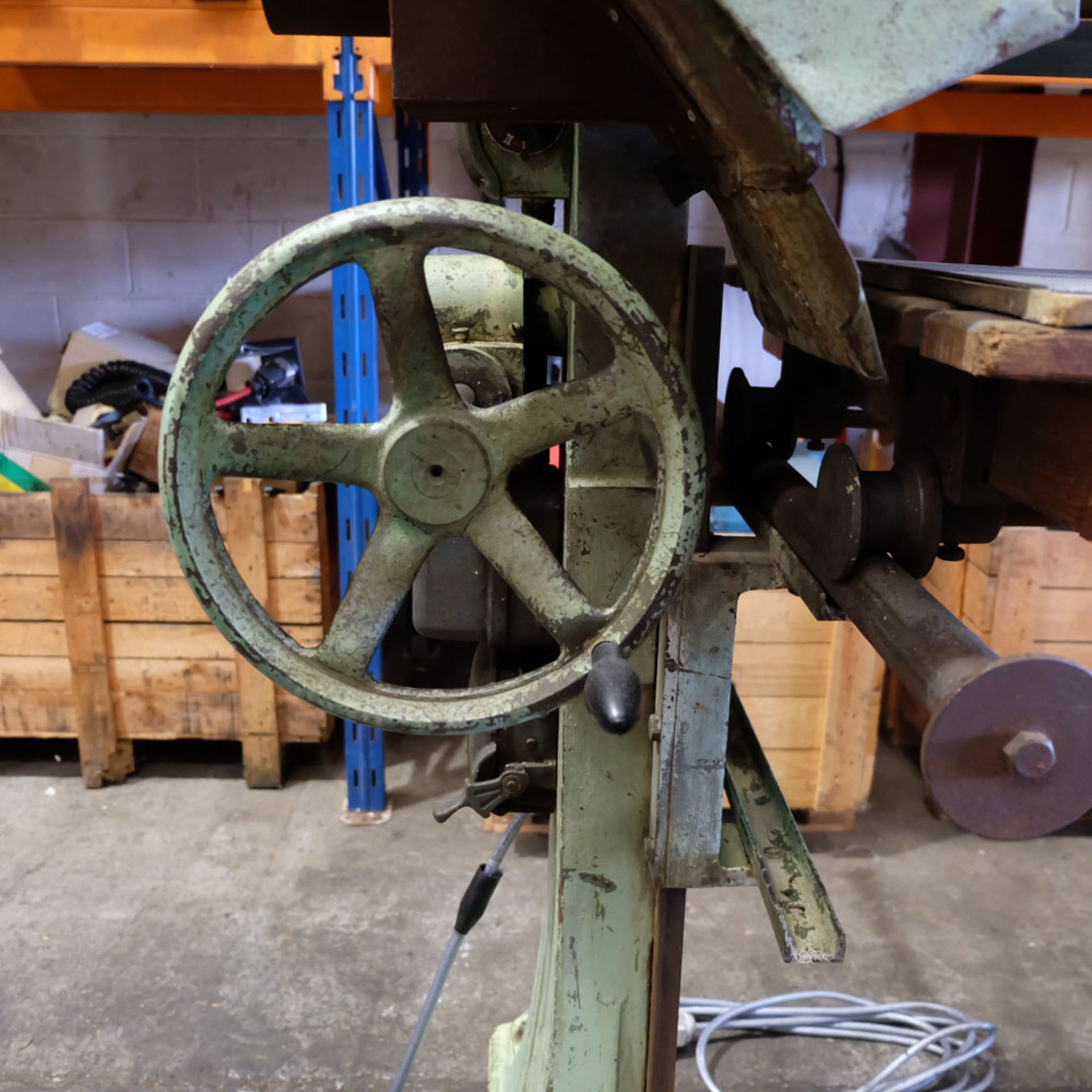 Schubert Type BSKL Belt Sanding Machine. Table Size Approx 62" x 24". Belt Width Approx 6". - Image 3 of 8