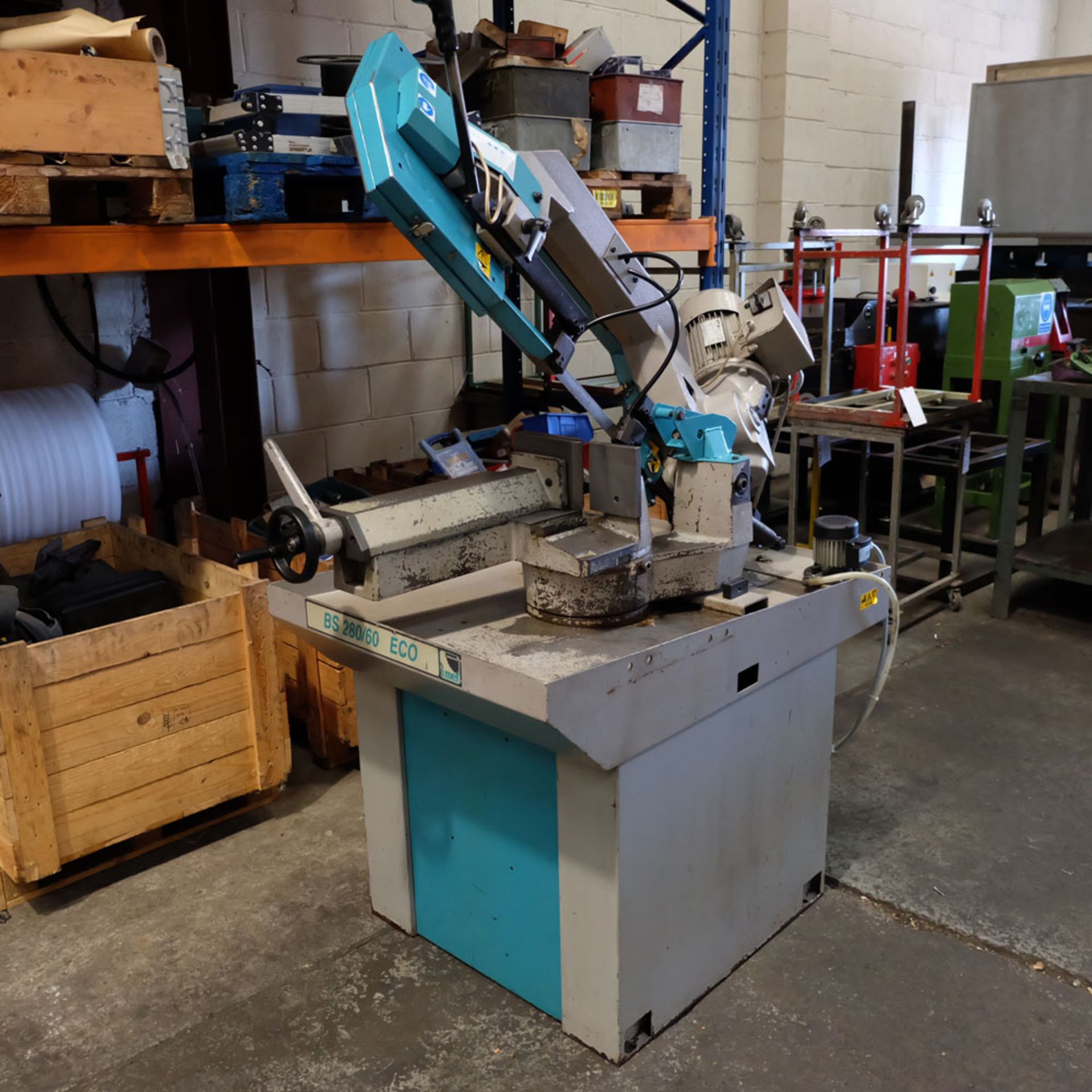 Imet BS280/60 ECO - Horizontal Manual Pull Down Bandsaw. Capacity 280mm.