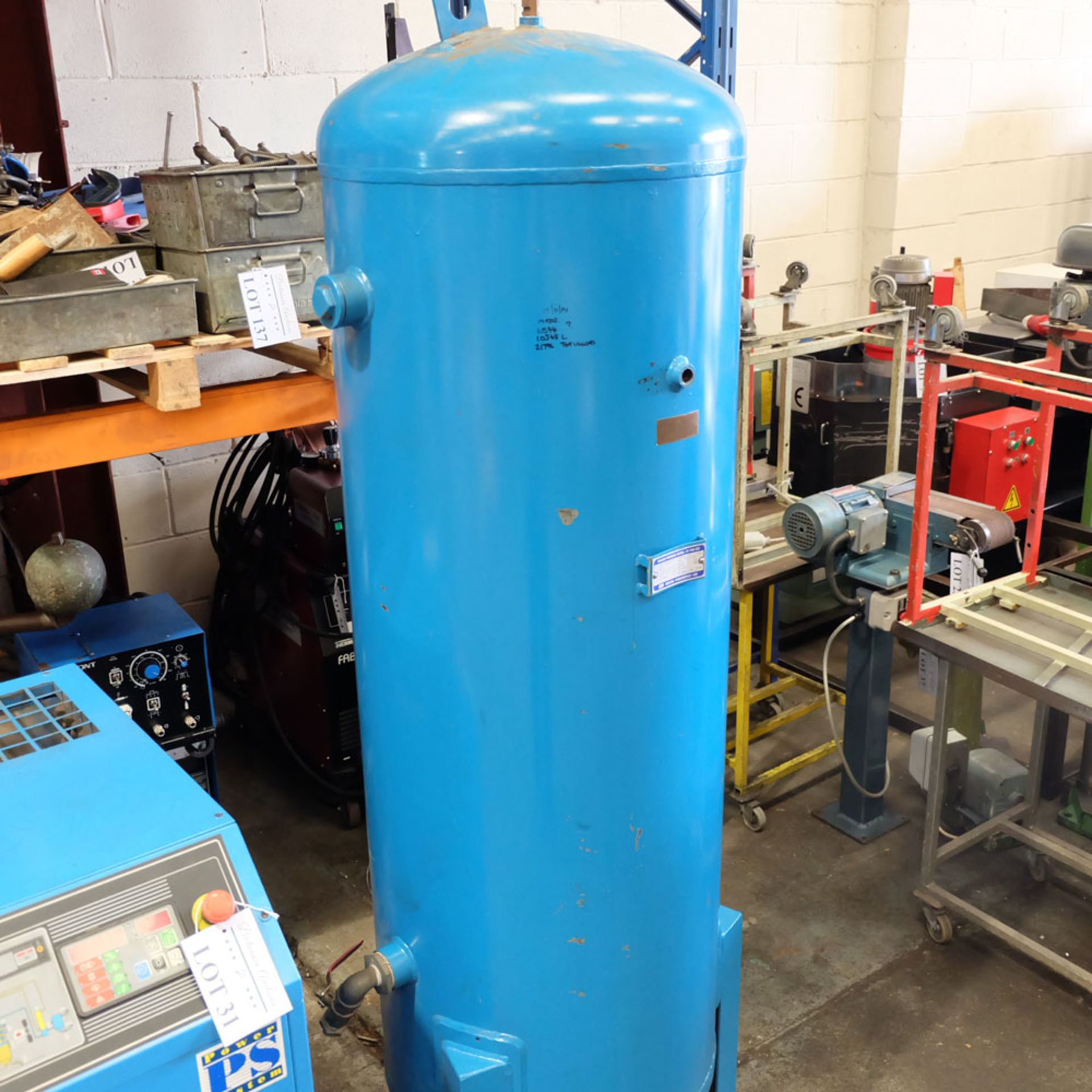Power Systems PS15P - Rotary Air Compressor with 500L Receiver. Pressure 8 Bar. Capacity 80 cfm. - Image 6 of 8