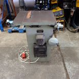 George Hatch Woodwork Table Saw. Table Size 23" x 20". Wheel Dia 8".