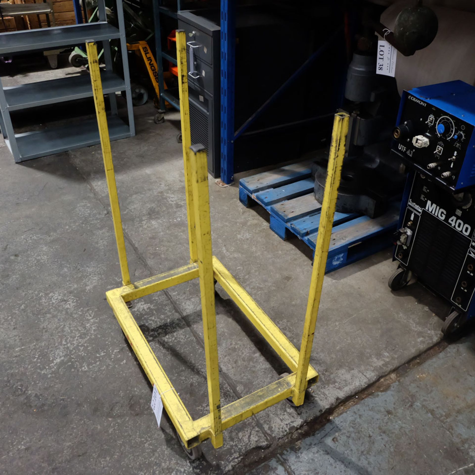 Trolley with Removable Uprights. Approx Sizes Base 29 1/2" x 19 1/2" - Image 2 of 3