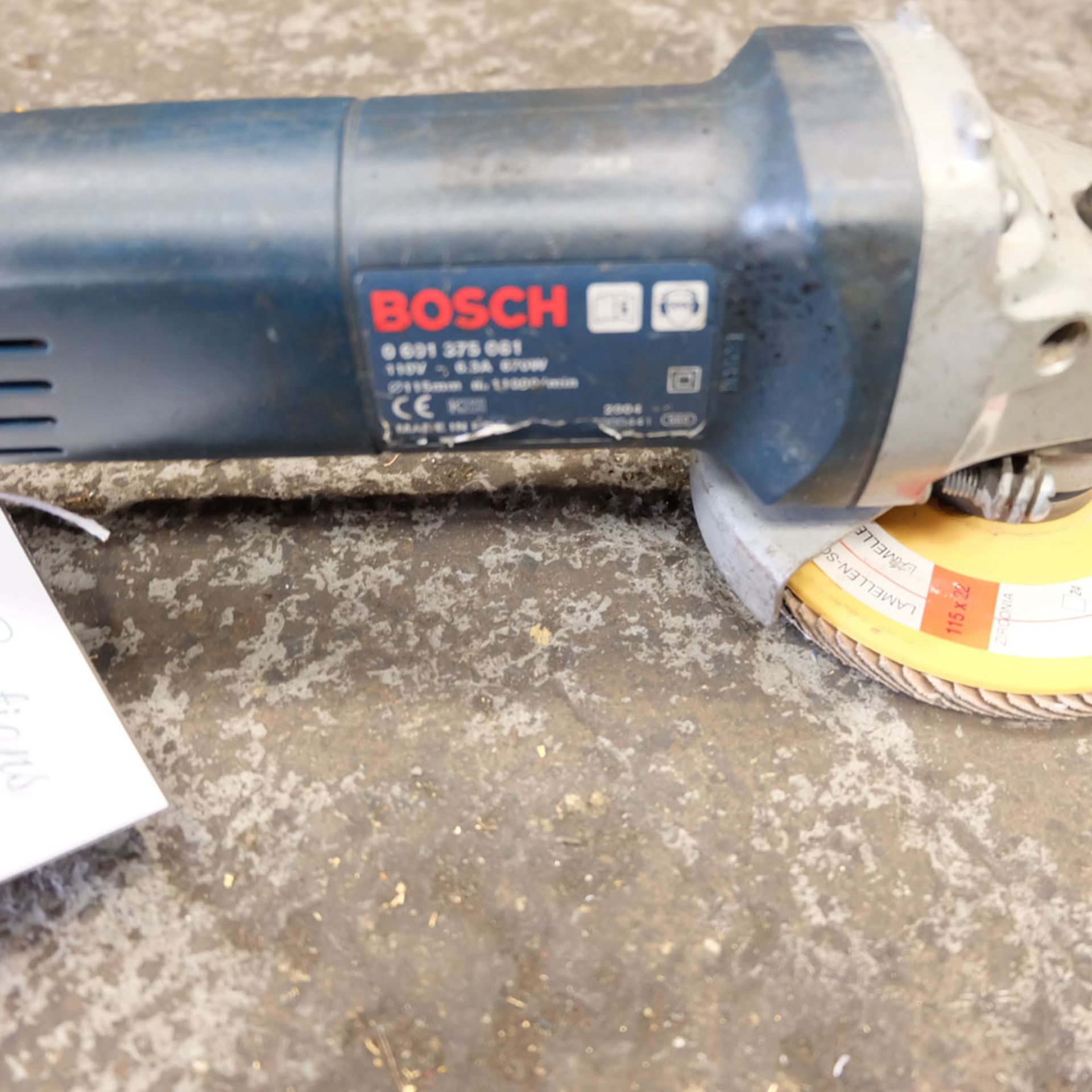 BOSCH Angle Grinder 110V. - Image 3 of 4