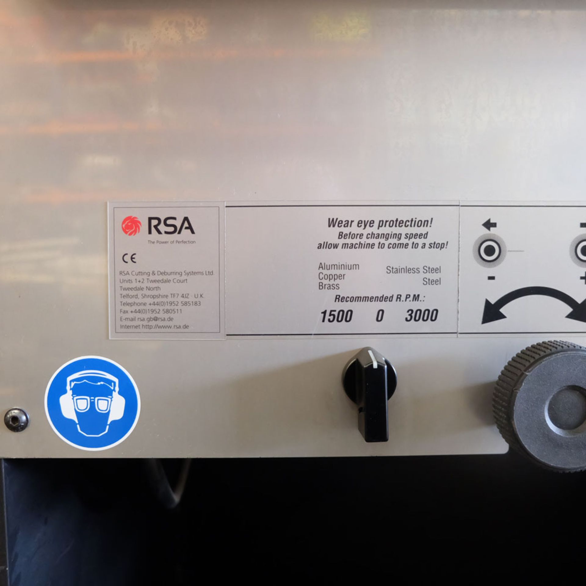 RSA Rasamax Duo. Thickness of Sheet: 5mm Maximum. Two Speed. - Image 5 of 10