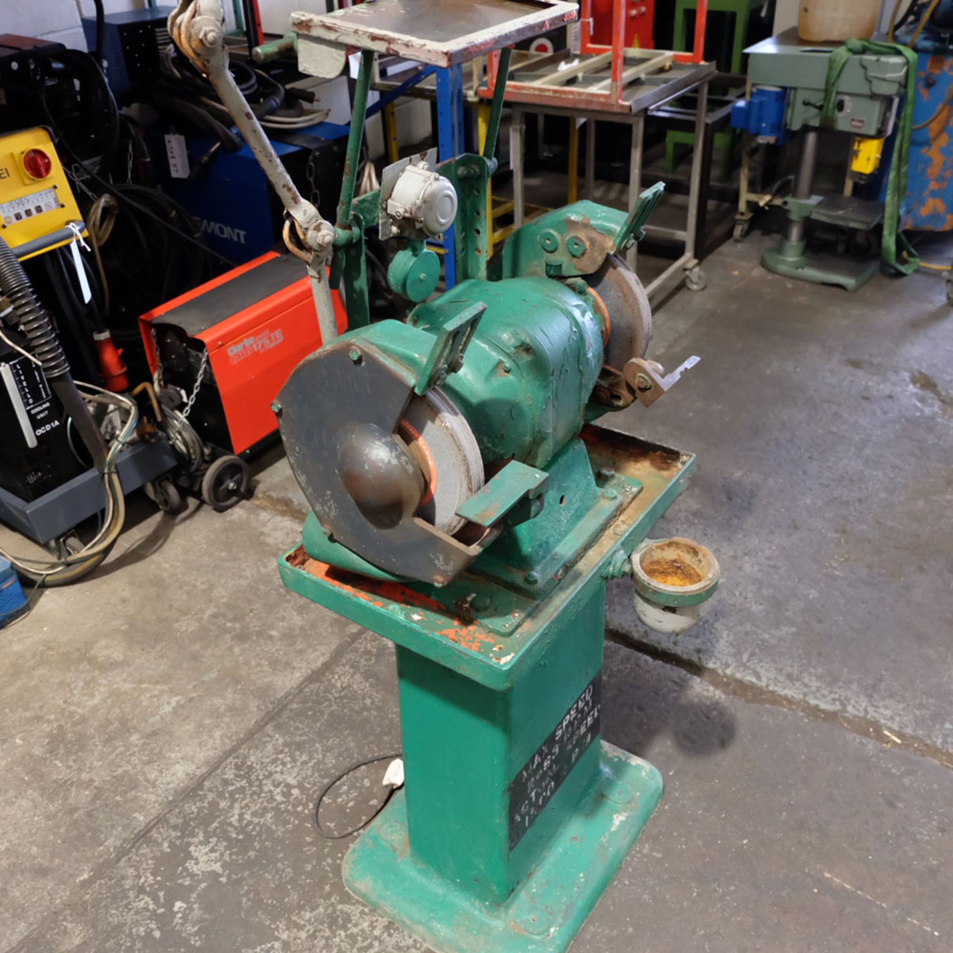 Heavy Duty Double Ended Tool Grinder. 10" x 1". - Image 2 of 8