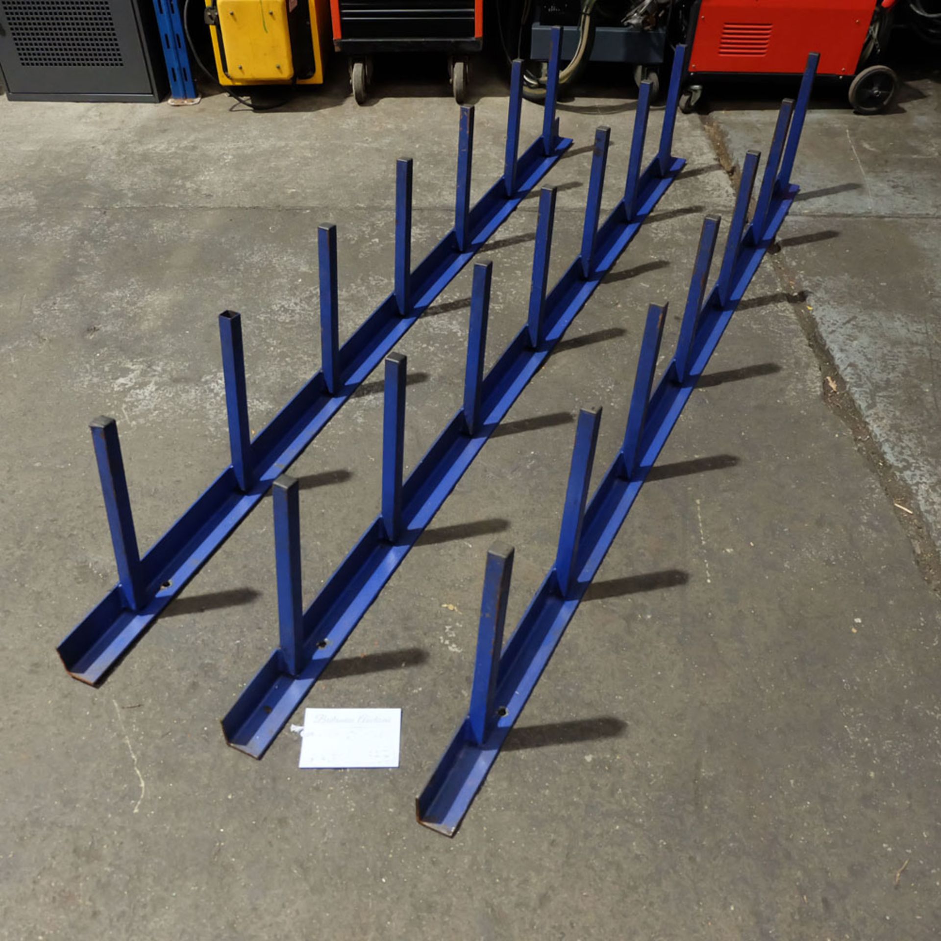 3 x Steel Racks - Approx. Length 2040mm.