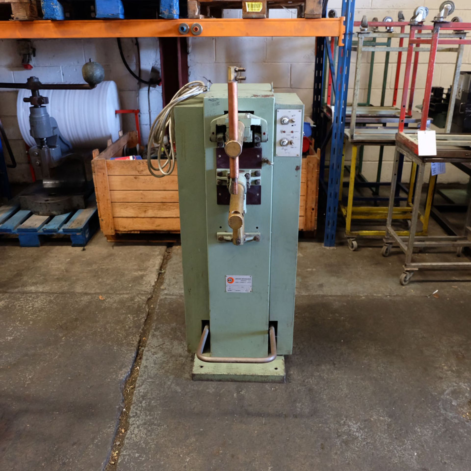 CEA KLF120. Floor Standing Sheet Metal Spot Welding Machine. Max KW 20. Throat 18". - Image 2 of 6