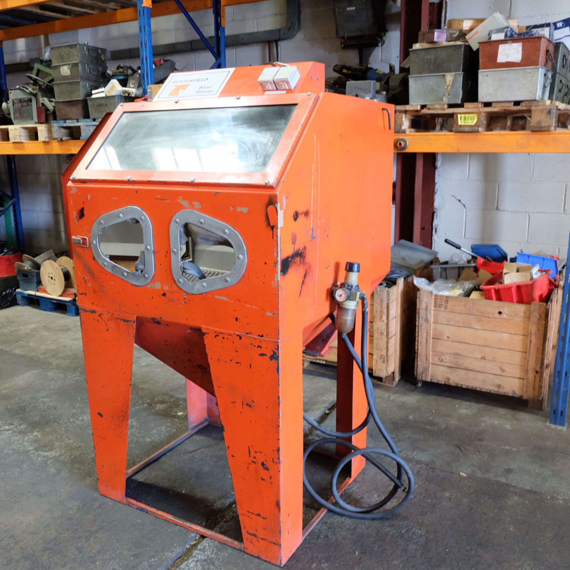 Butterfield Bead Blaster. Shot Blast Cabinet. Apperture Size 9020mm x 770mm x 720mm. - Image 2 of 10