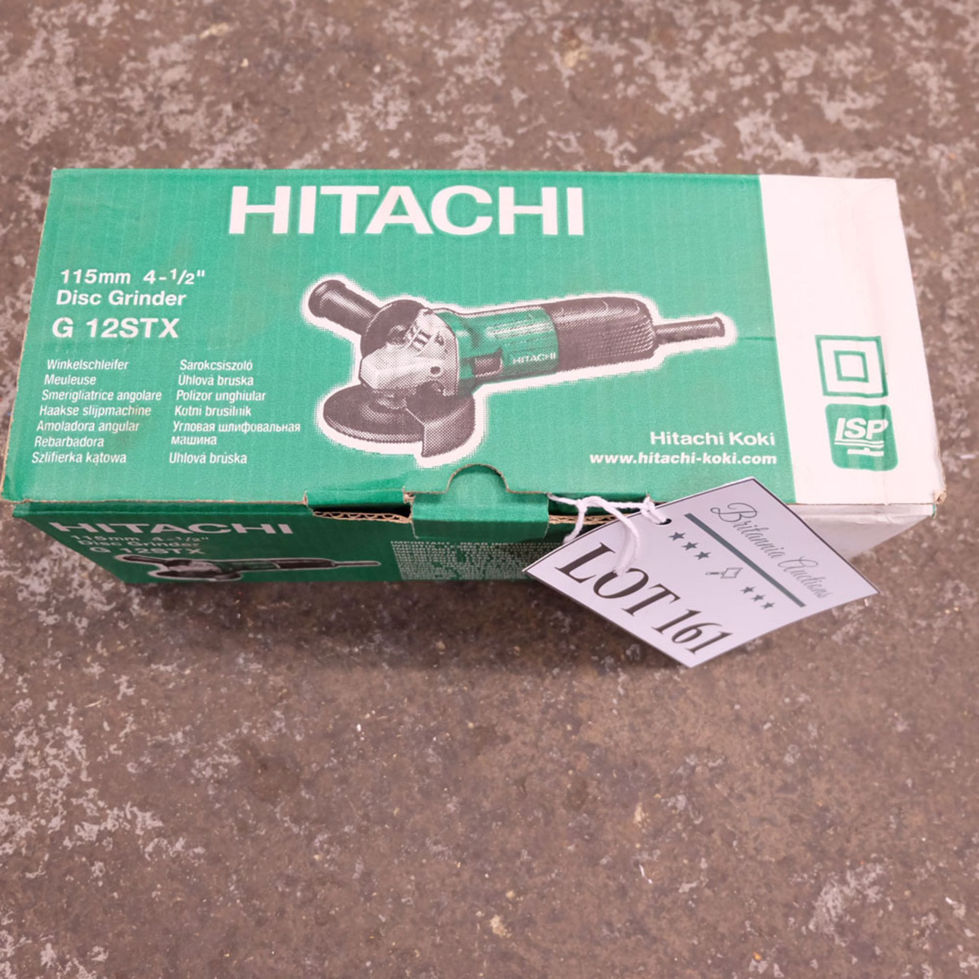 HITACHI Angle Grinder. Model G12STX. Single Phase. - Image 5 of 5