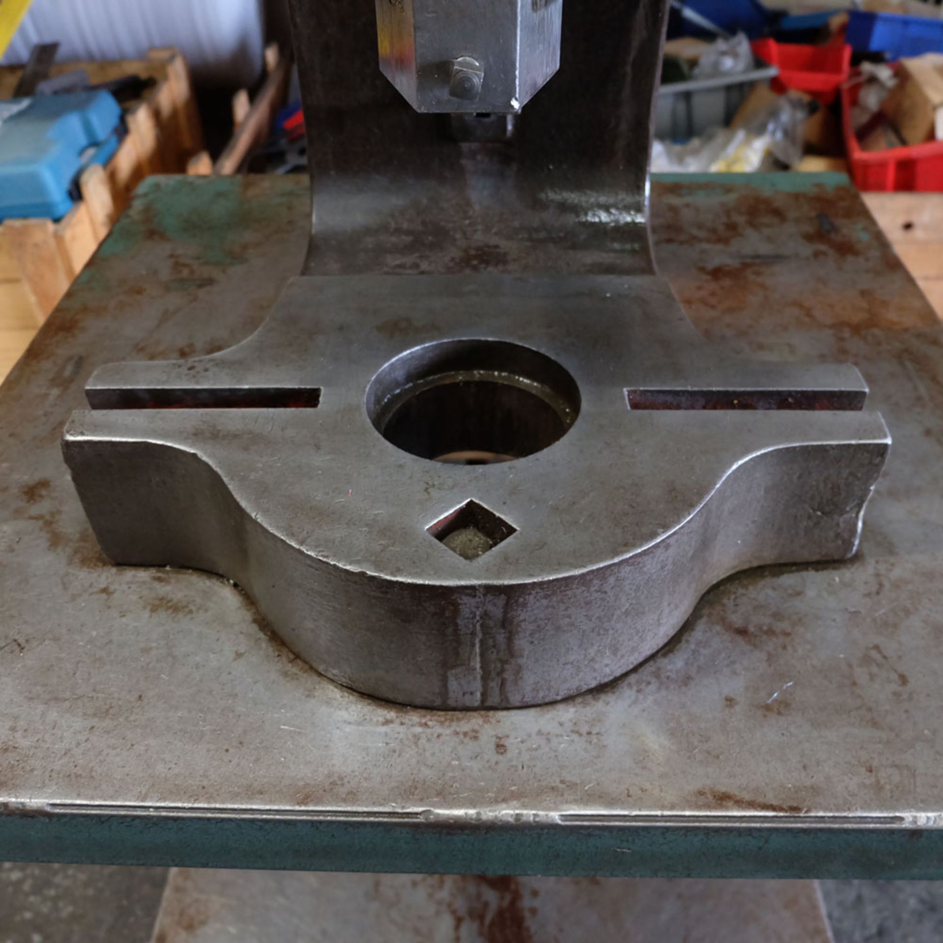 Norton No.4DB Fly Press. 10" Throat. Daylight 6 3/4". Fitted to Steel Stand. - Image 5 of 9