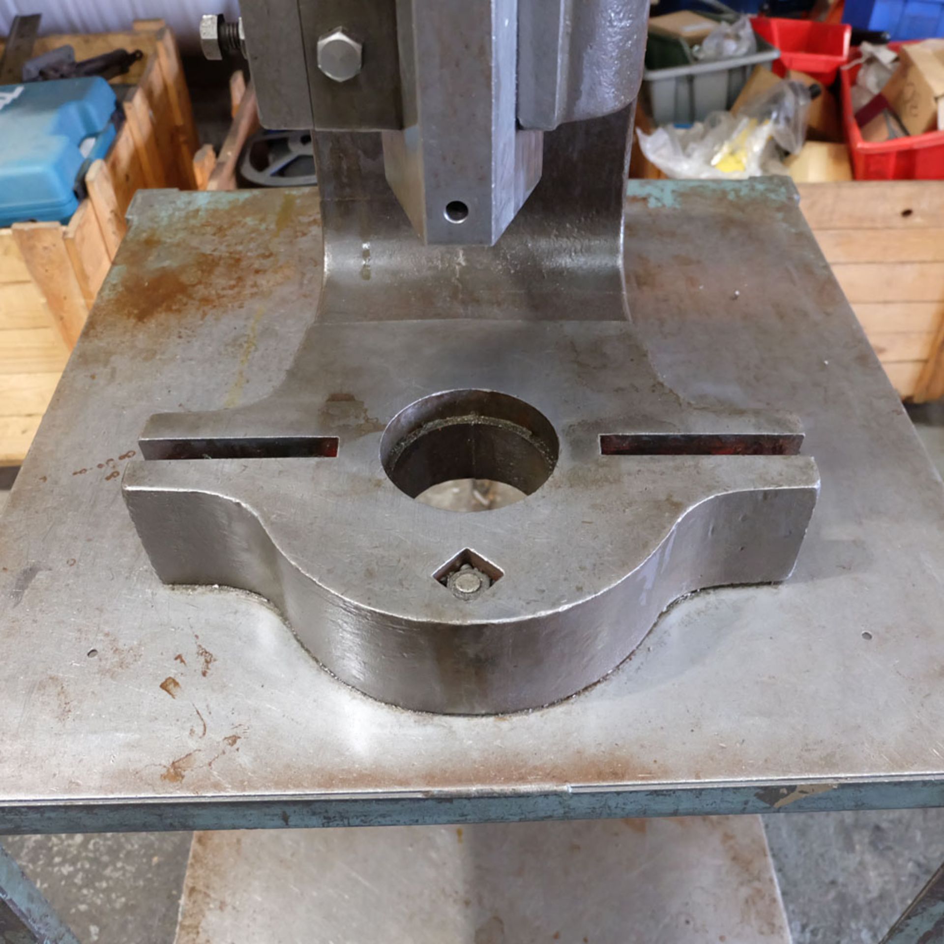 Norton No.4DB Fly Press. 10" Throat. Daylight 6 3/4". Fitted to Steel Stand. - Image 4 of 11