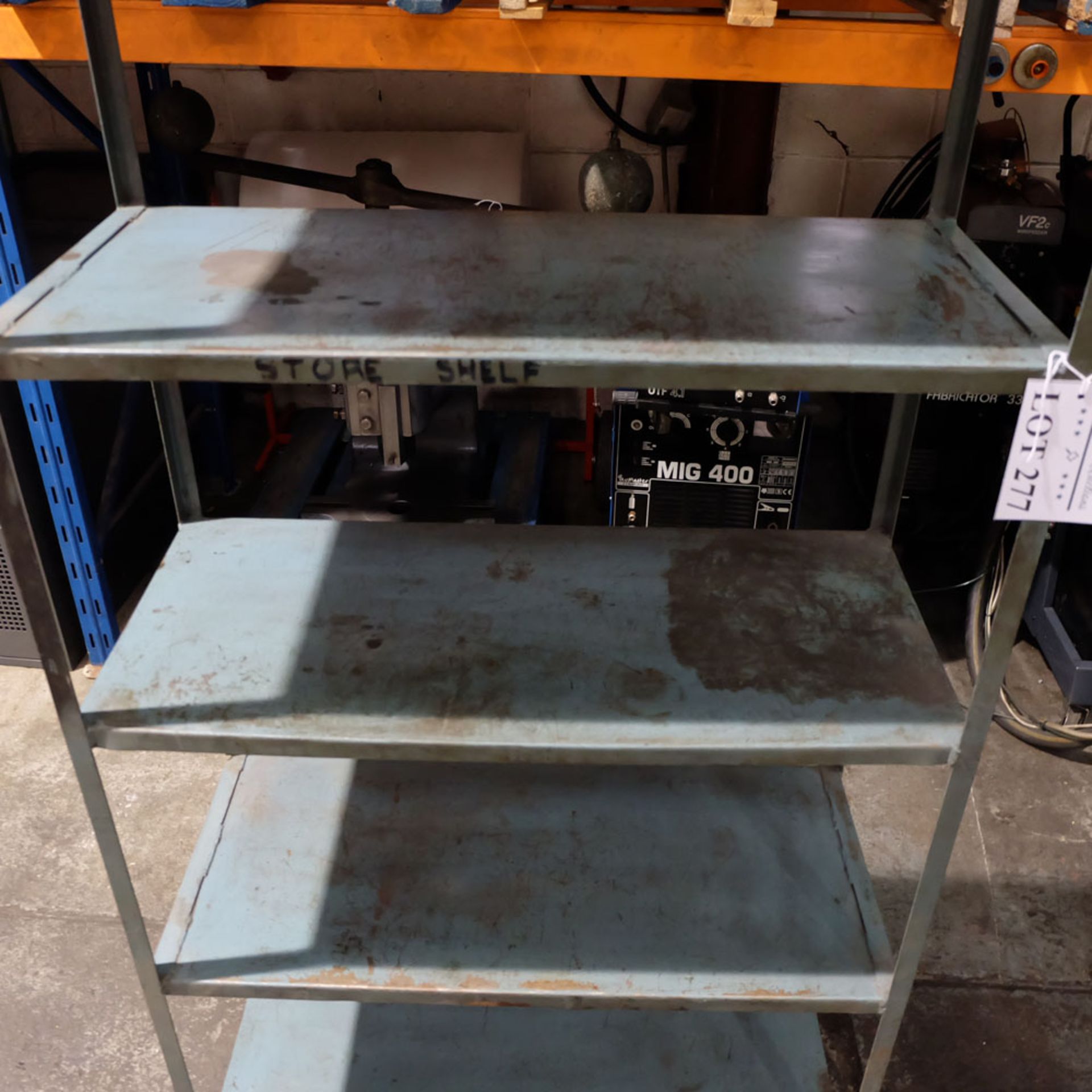 Steel Shelves. Shelf Size Approx 36" x 16". Overall Height 72". - Image 4 of 5