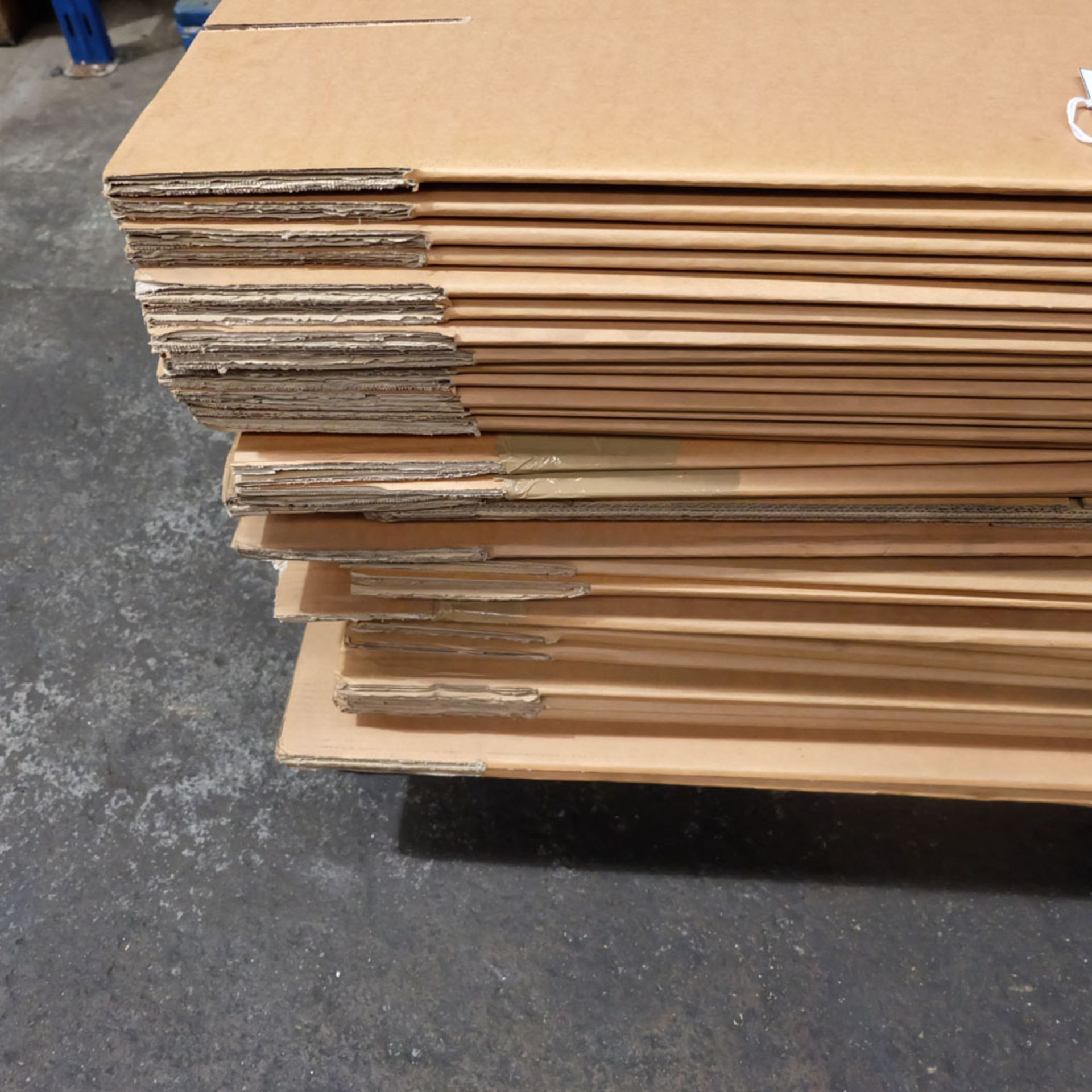 Pallet of Cardboard Boxes. Approx Size (flat) 46" x 38 1/2" & 41" x 38". - Image 6 of 7