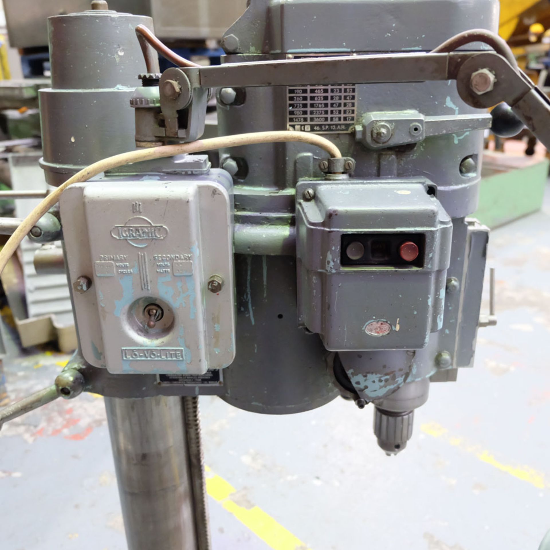 Grimston Electriska Type P12AH. Gear Head Bench Drill. - Image 3 of 5