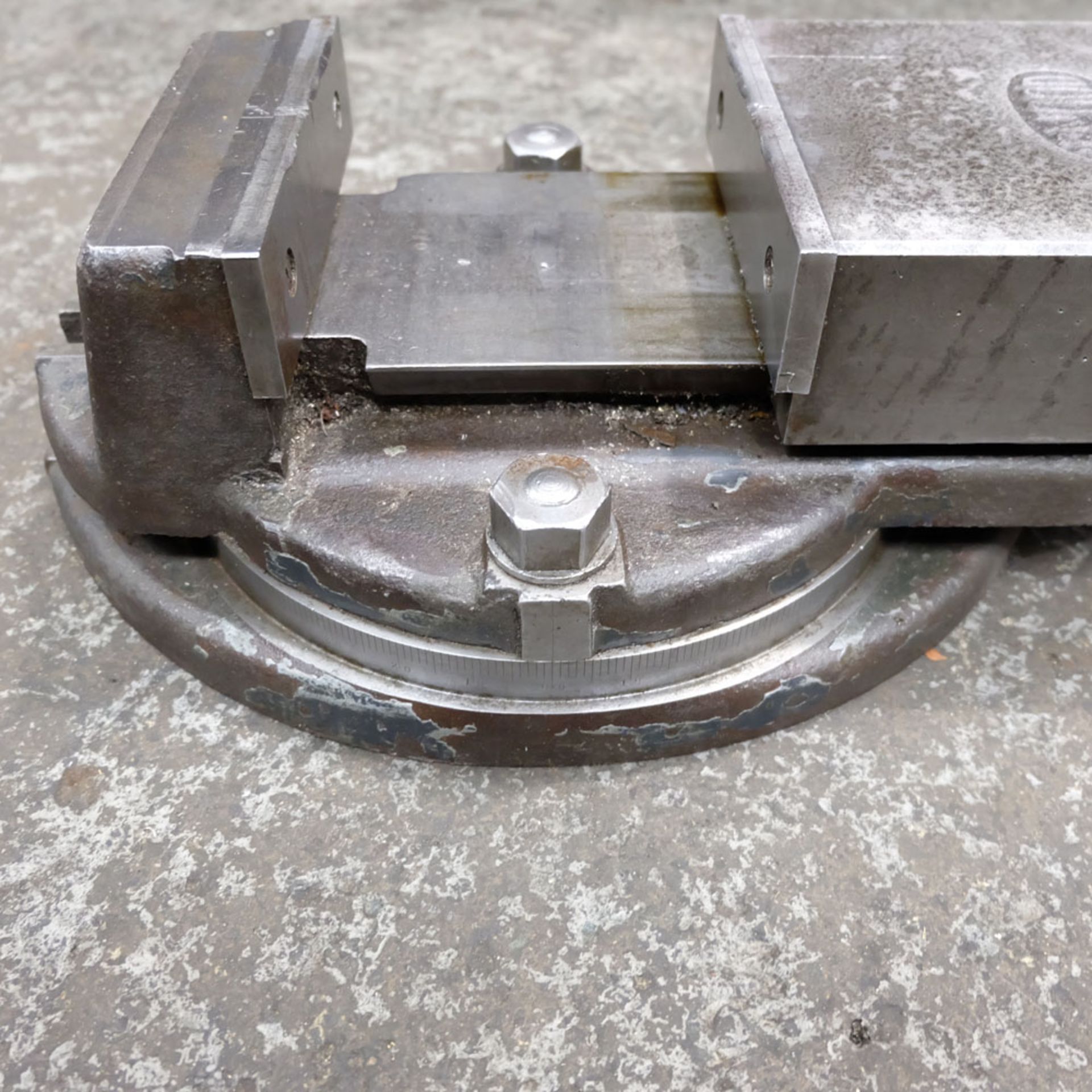 ABWOOD Swivelling Machine Vice. Approx Measurements - Jaws 6 1/4". Max Opening 5". - Image 4 of 5