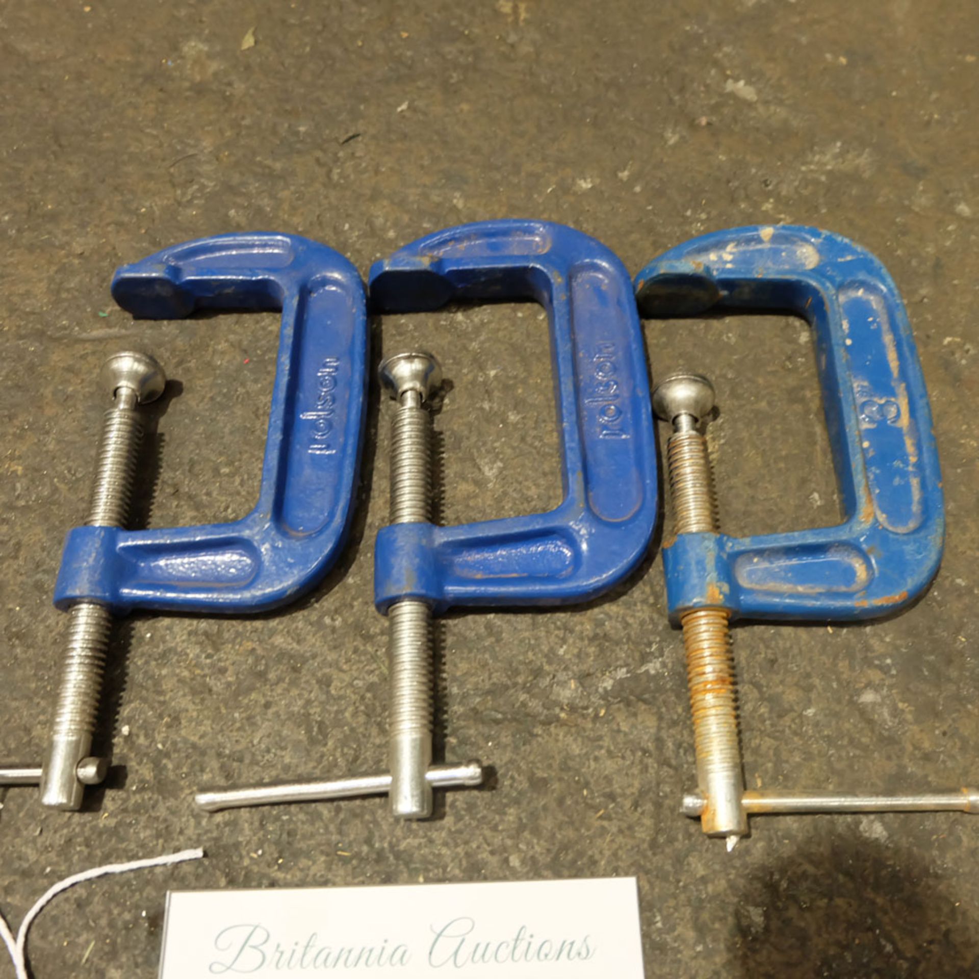 3 x 3" G Clamps - Image 2 of 2