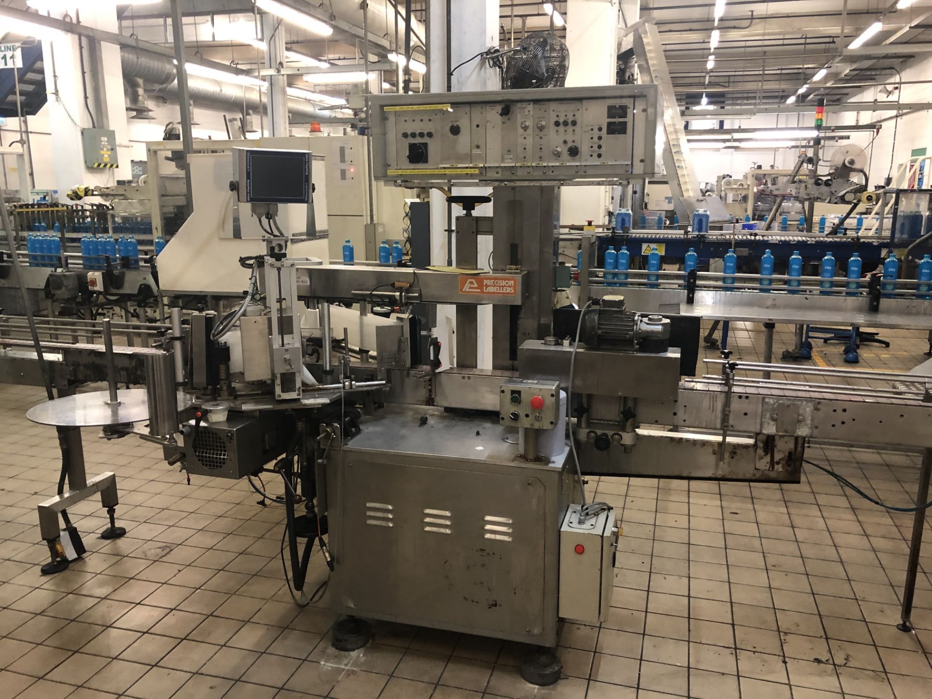 Precision Labellers front and back labeler with sc