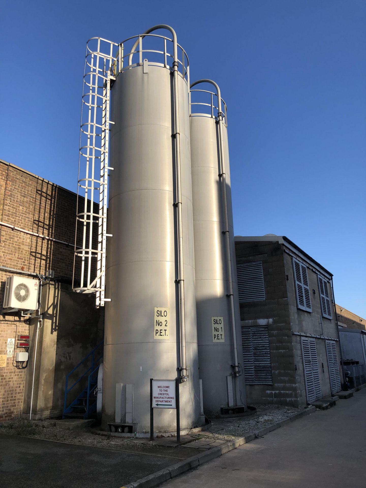 Braby aluminium granule silo - Volume 61.17m3 - He