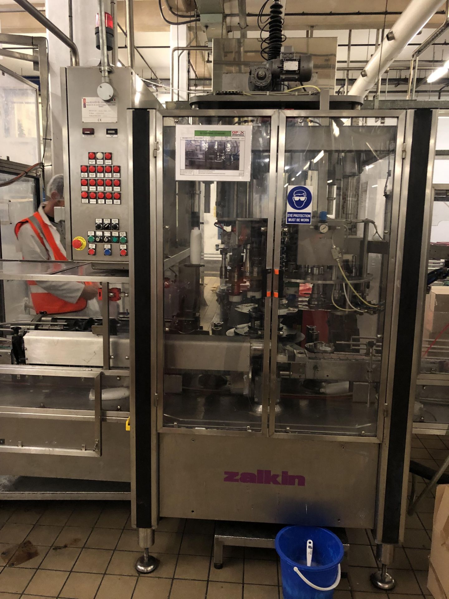 Zalkin 5 head rotary push on capper Model CA5 360 - Image 2 of 13