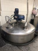 Websters 10,000 Litre jacketed mixing vessel with