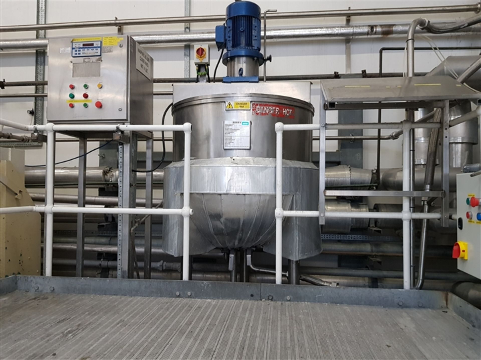 Bibbys 300 Litre 316L Stainless steel jacketed hem - Image 4 of 5