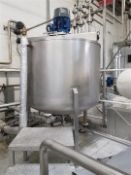 Ardeth Engineering 600 Litre stainless steel mixin