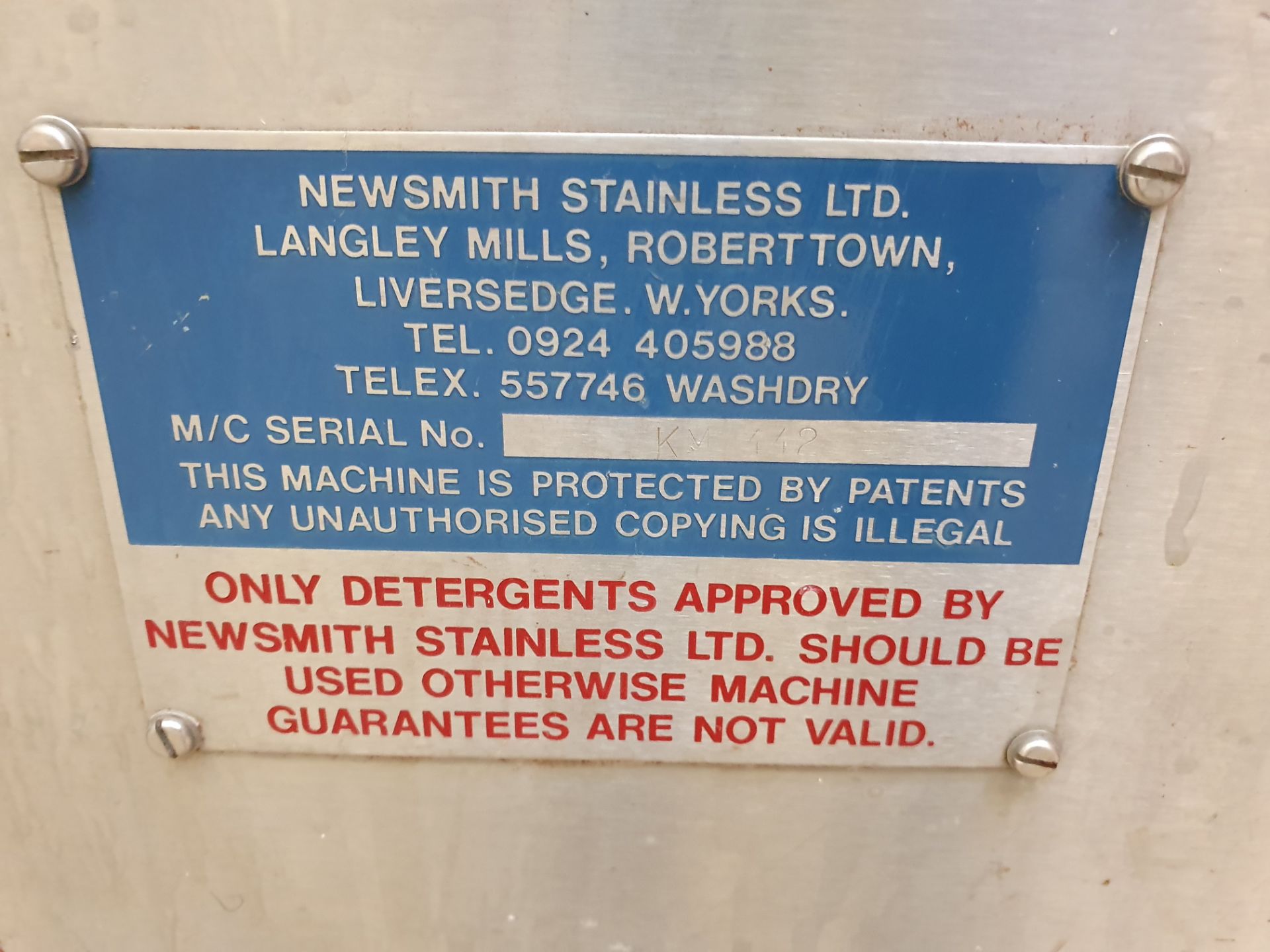 Newsmith stainless steel wash cabinet - Image 2 of 3