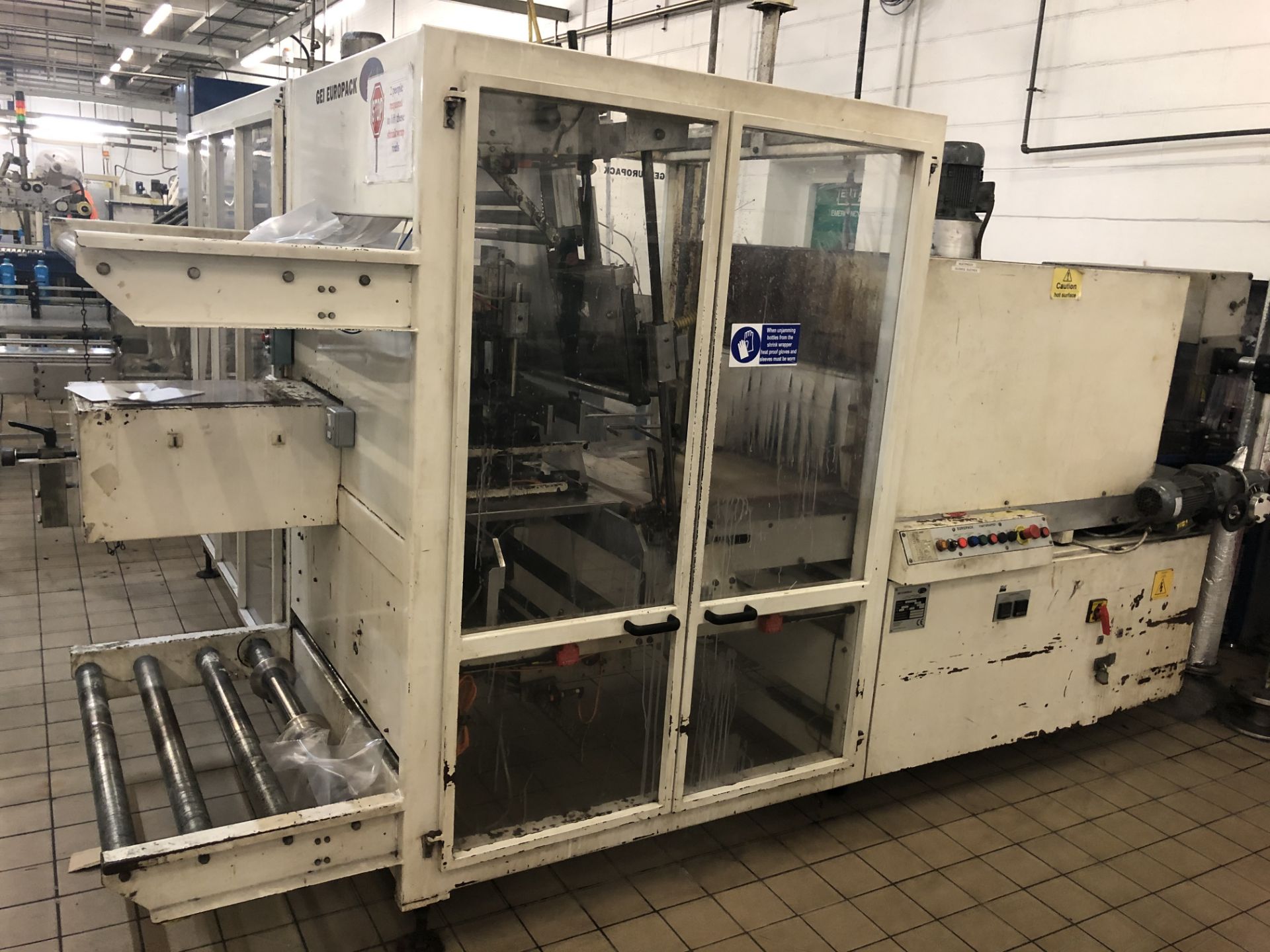 GEI Europack side feed auto shrinkwrapper with inf - Image 5 of 12