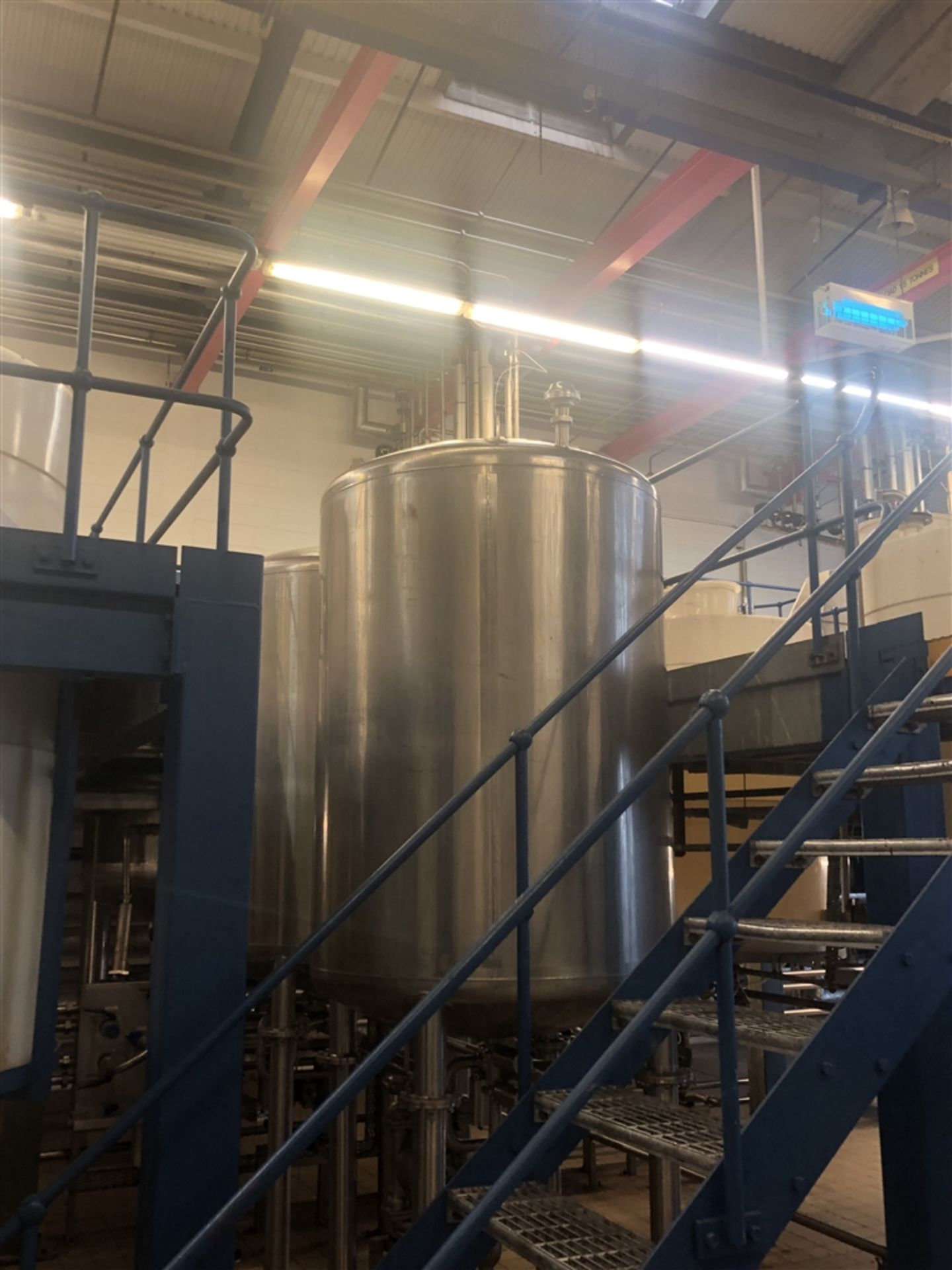 Websters 2500 Litre stainless steel cylindrical st