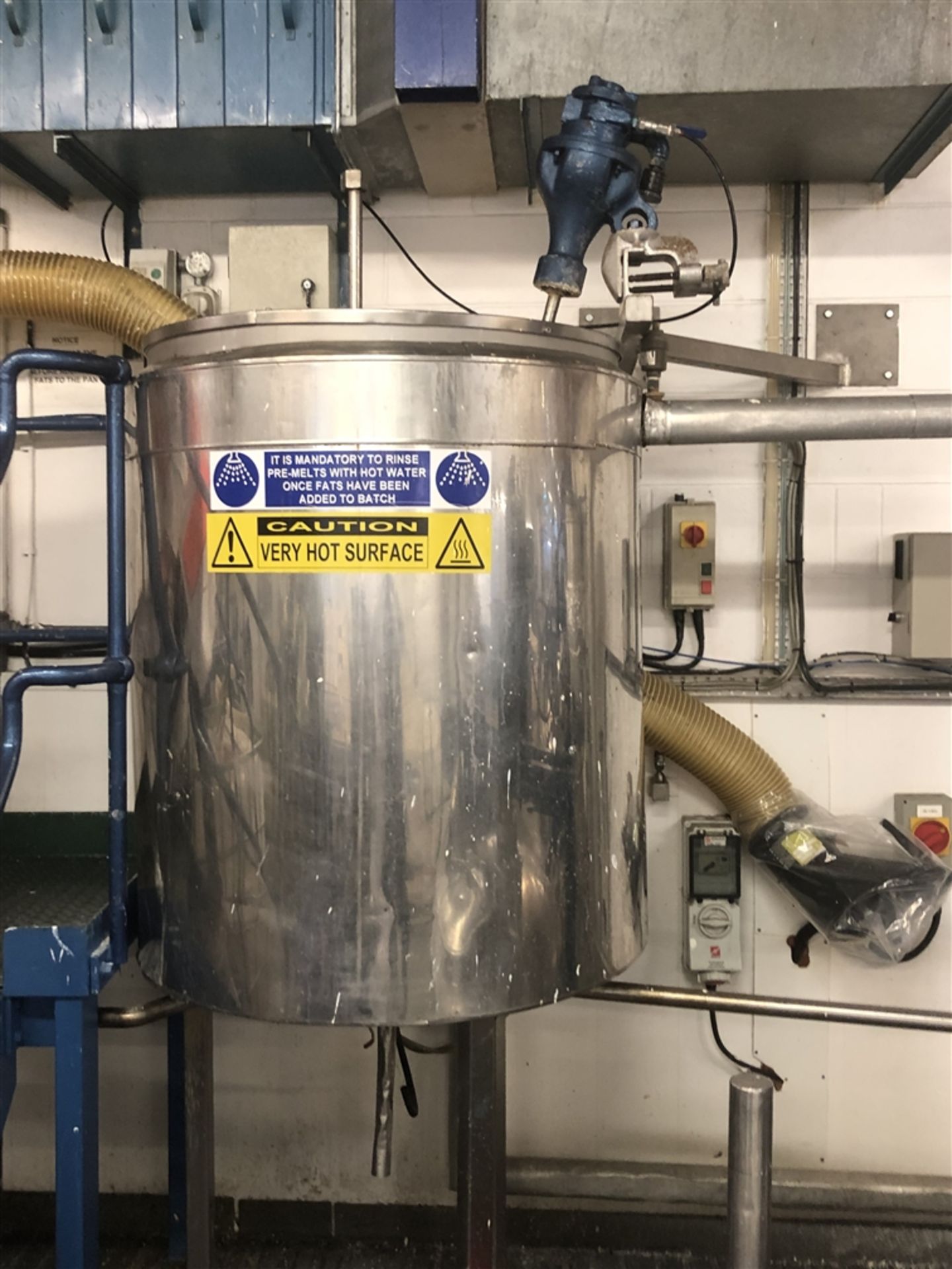 Process plant and machinery Ltd 500L jacketed mixi