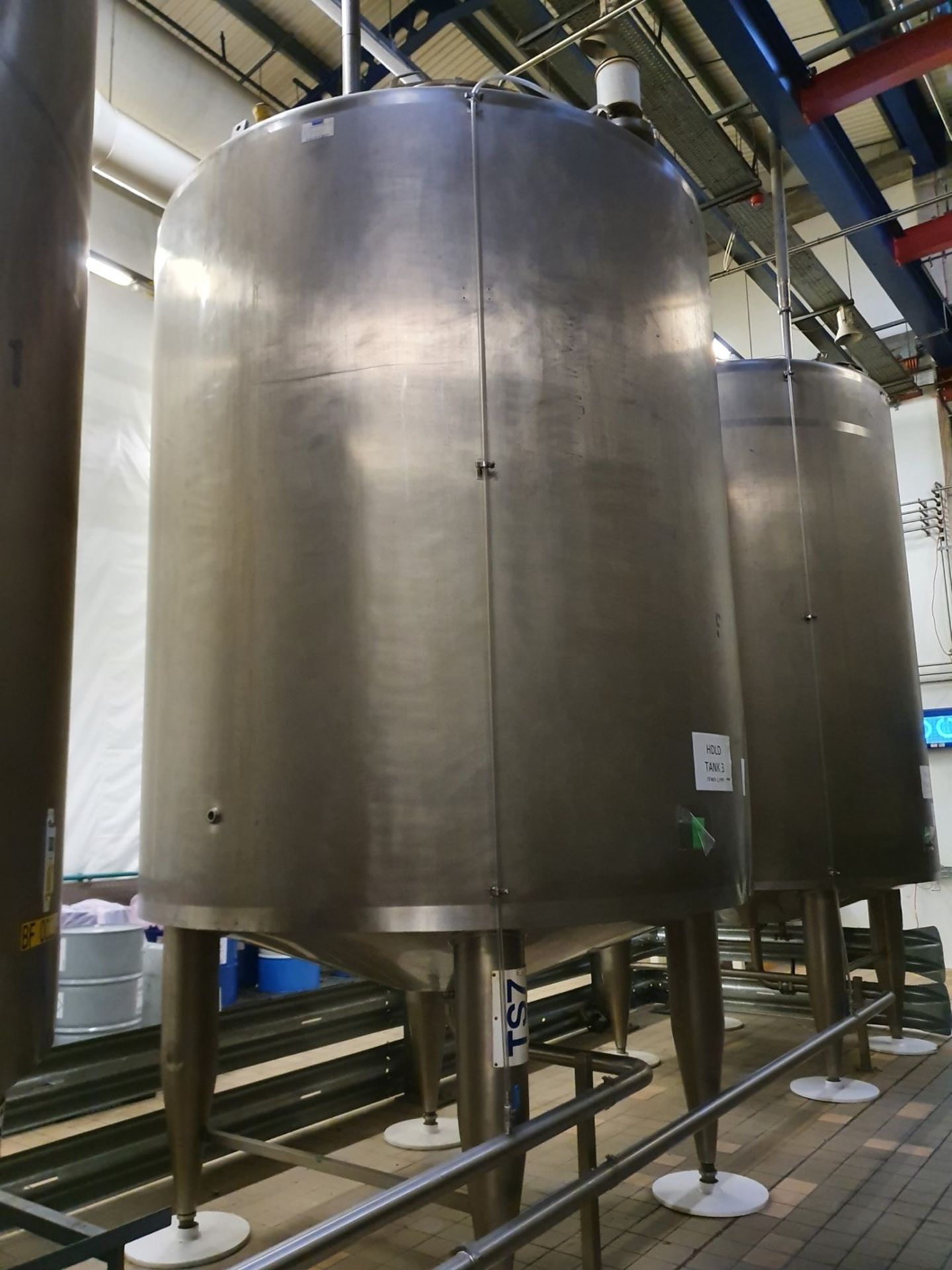 15,000 Litre stainless steel holding tank (T3)