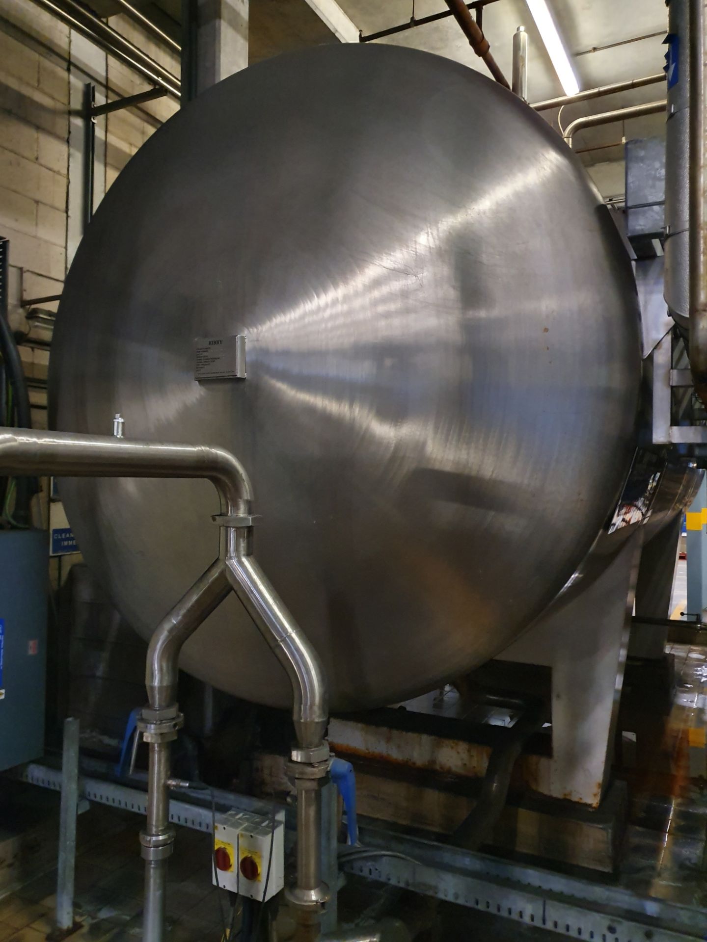 18,000 Litre 316 Stainless steel horizontal tank - Image 3 of 4