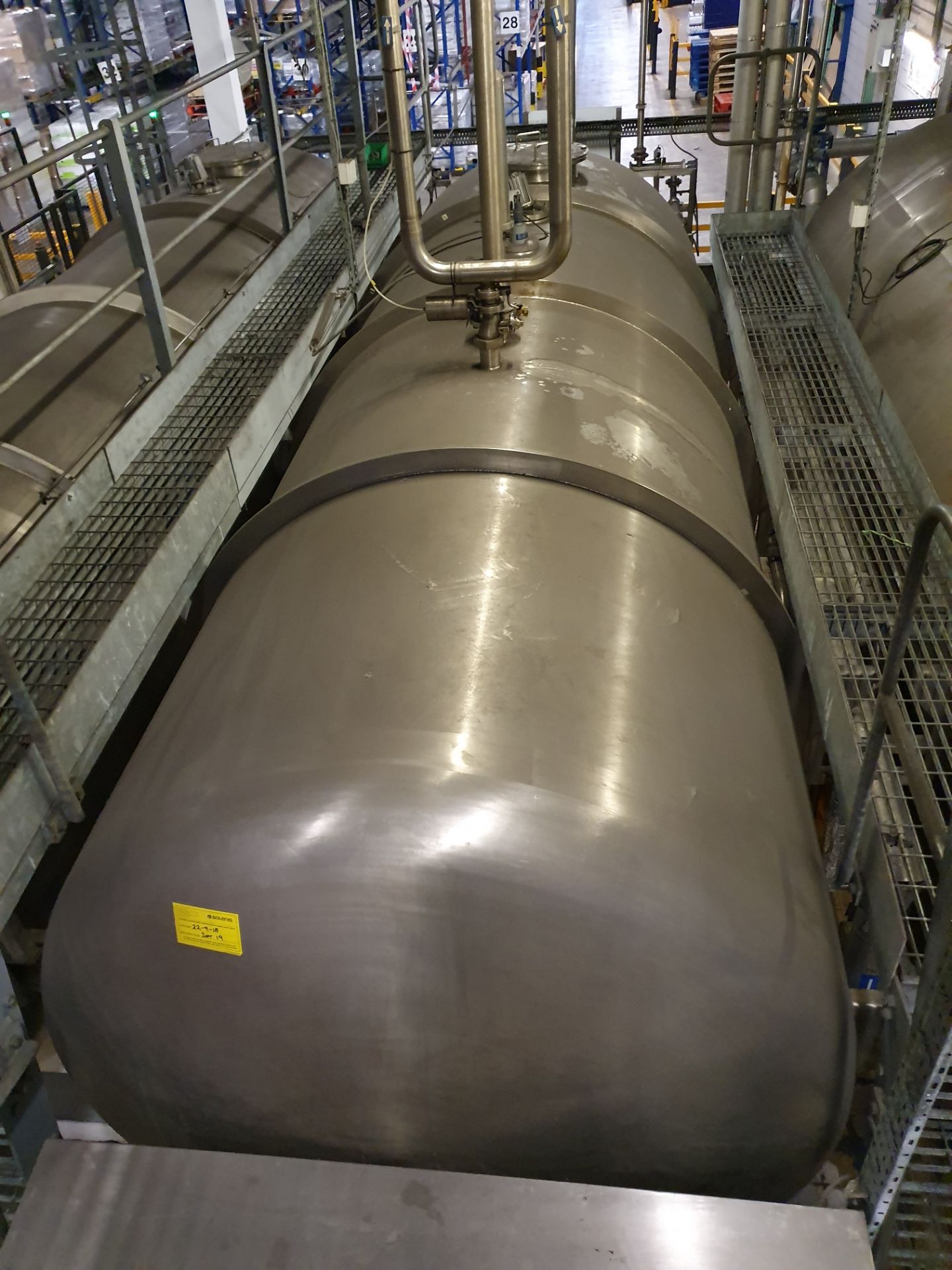 18,000 Litre 316 Stainless steel horizontal tank - Image 4 of 4