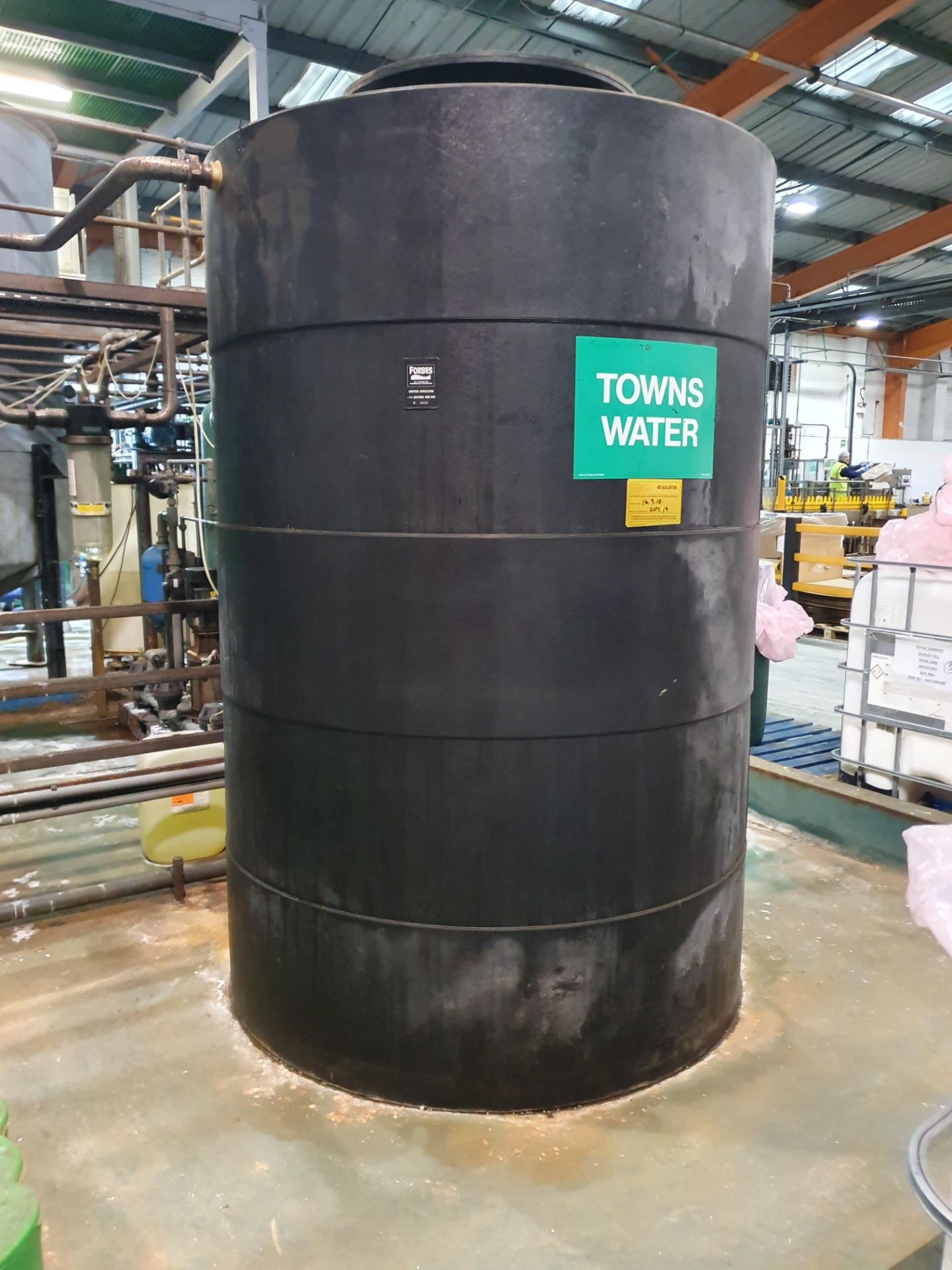 Forbes Circa 3,500 Litre Black Plastic Storage Tank - Image 2 of 2