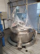 2,000 Litre Jacketed Mixing Vessel with Side Scrape Wall and Lightnin Mixer & Bottom Entry High