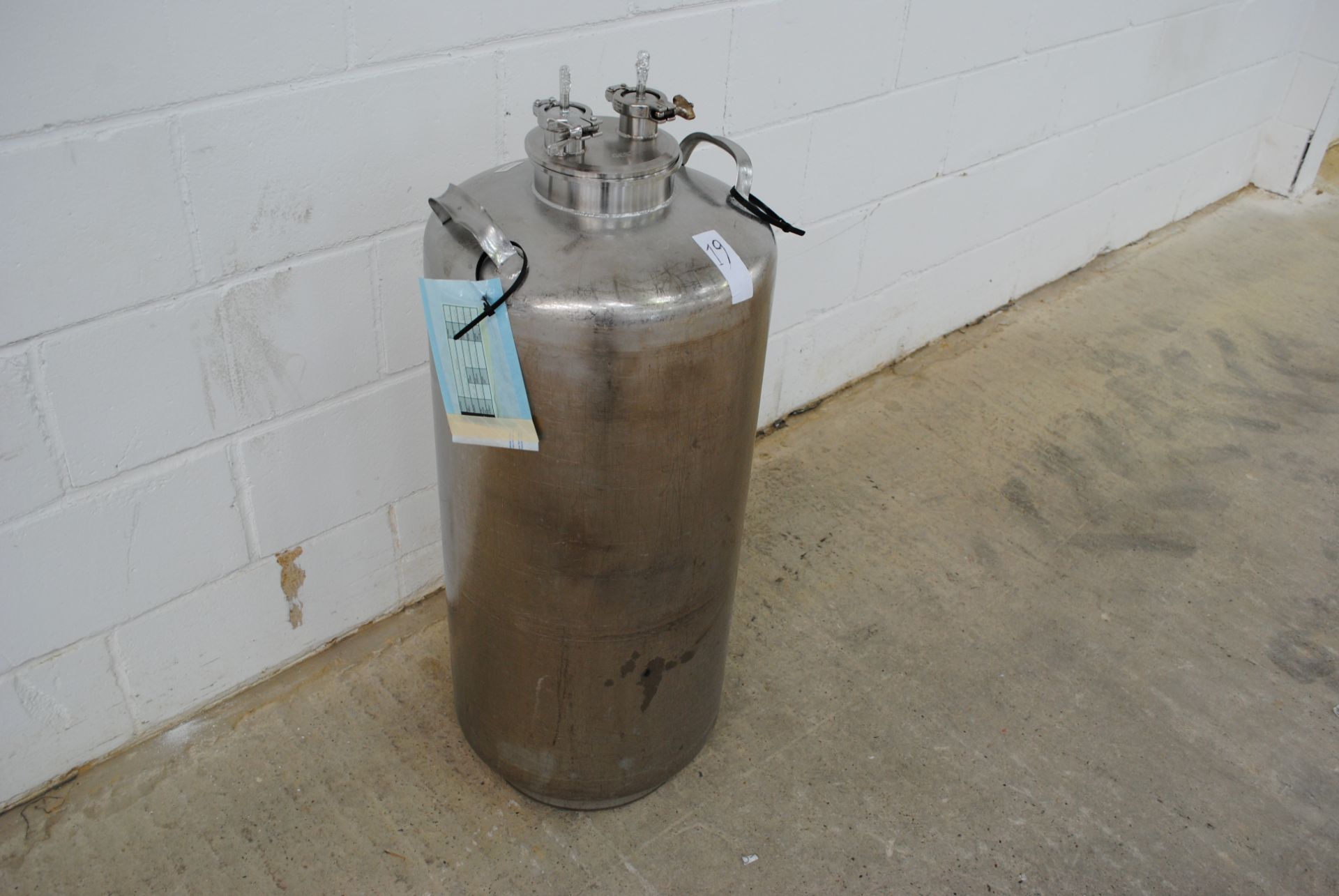 100 litre Stainless Steel Pressure Vessel - Image 3 of 4