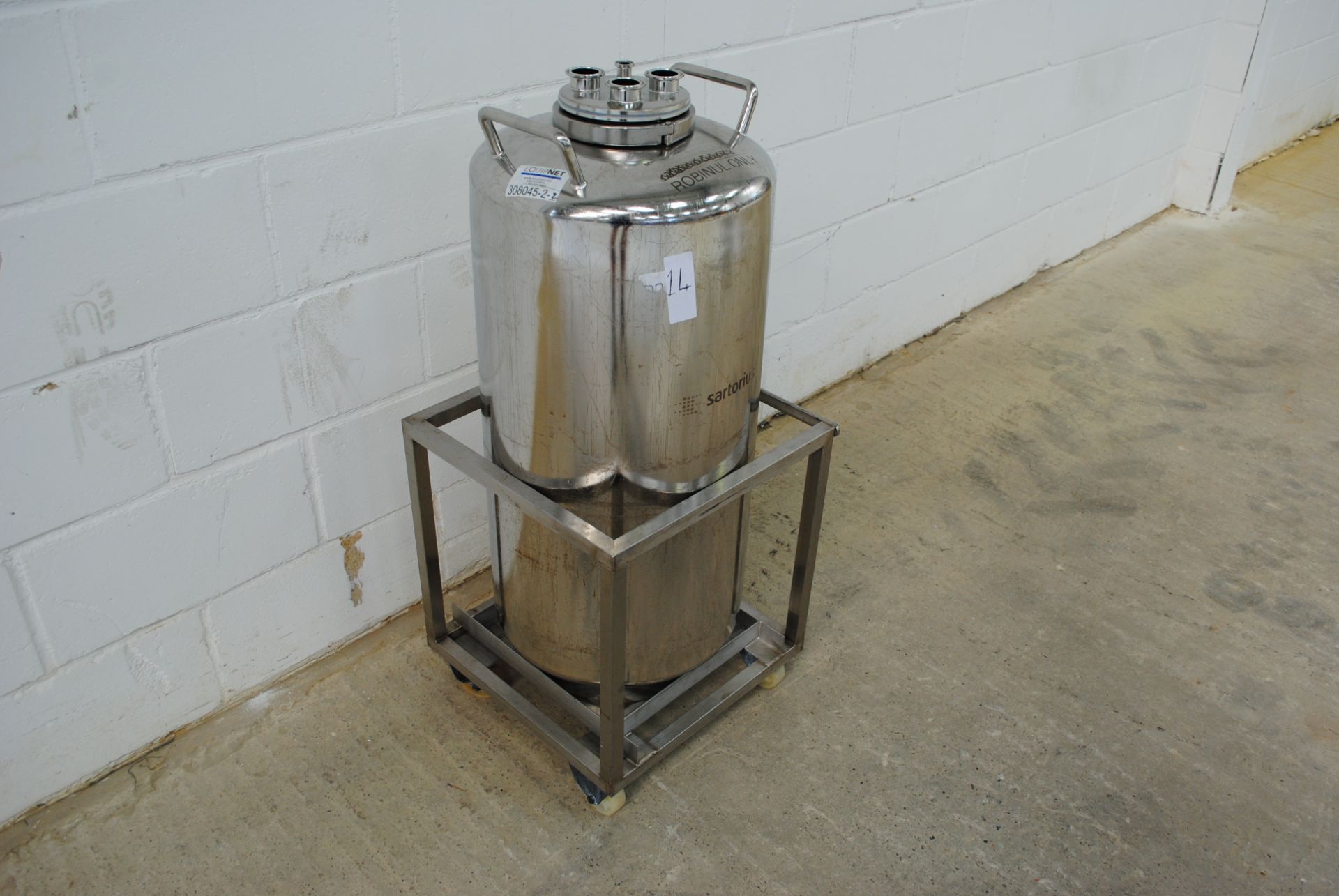 100 litre Stainless Steel Pressure Vessel - Image 3 of 4