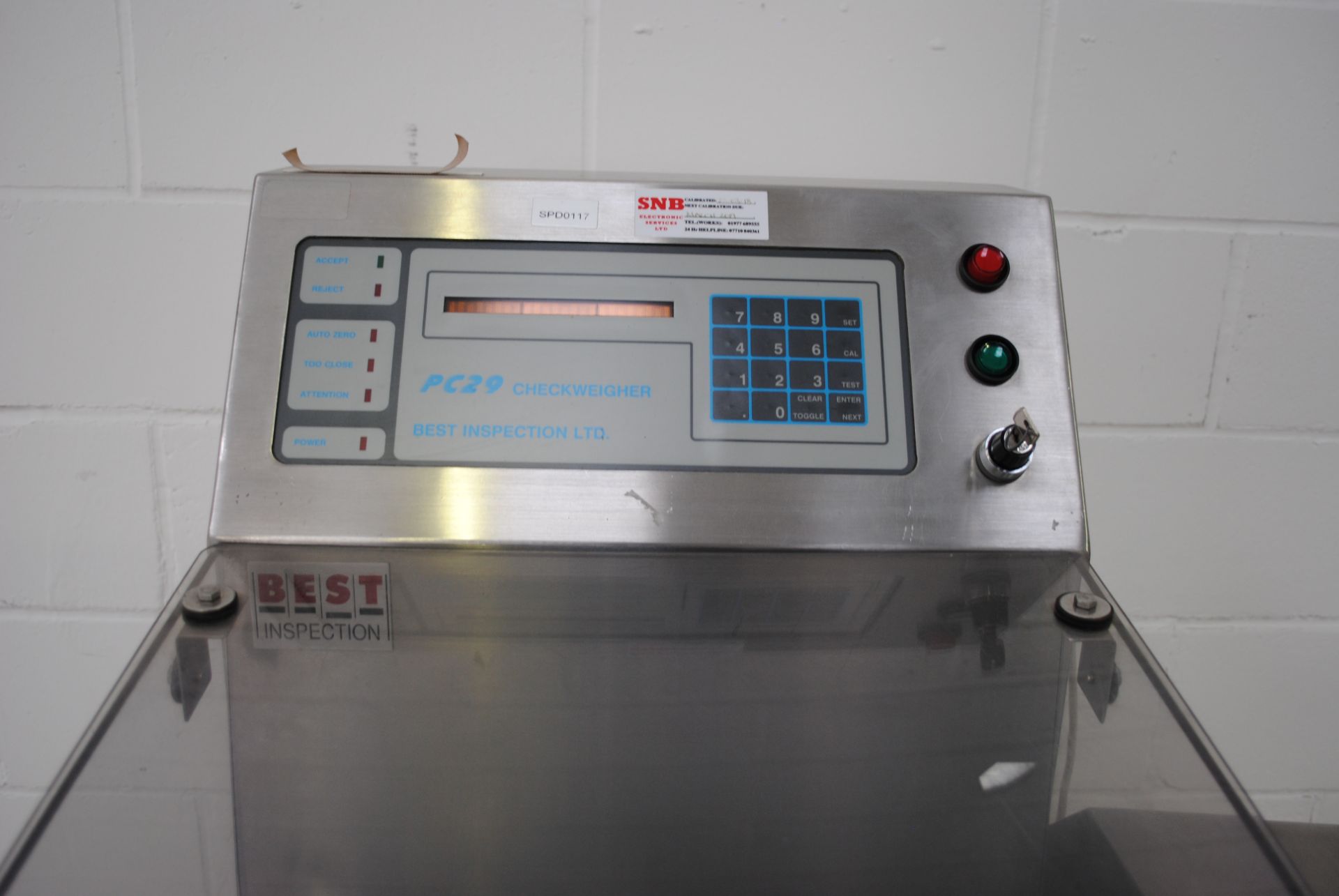 Best Inspection Model: PC29 Checkweigher built by Best Inspection, model PC29, S/N:B3158, - Image 4 of 9