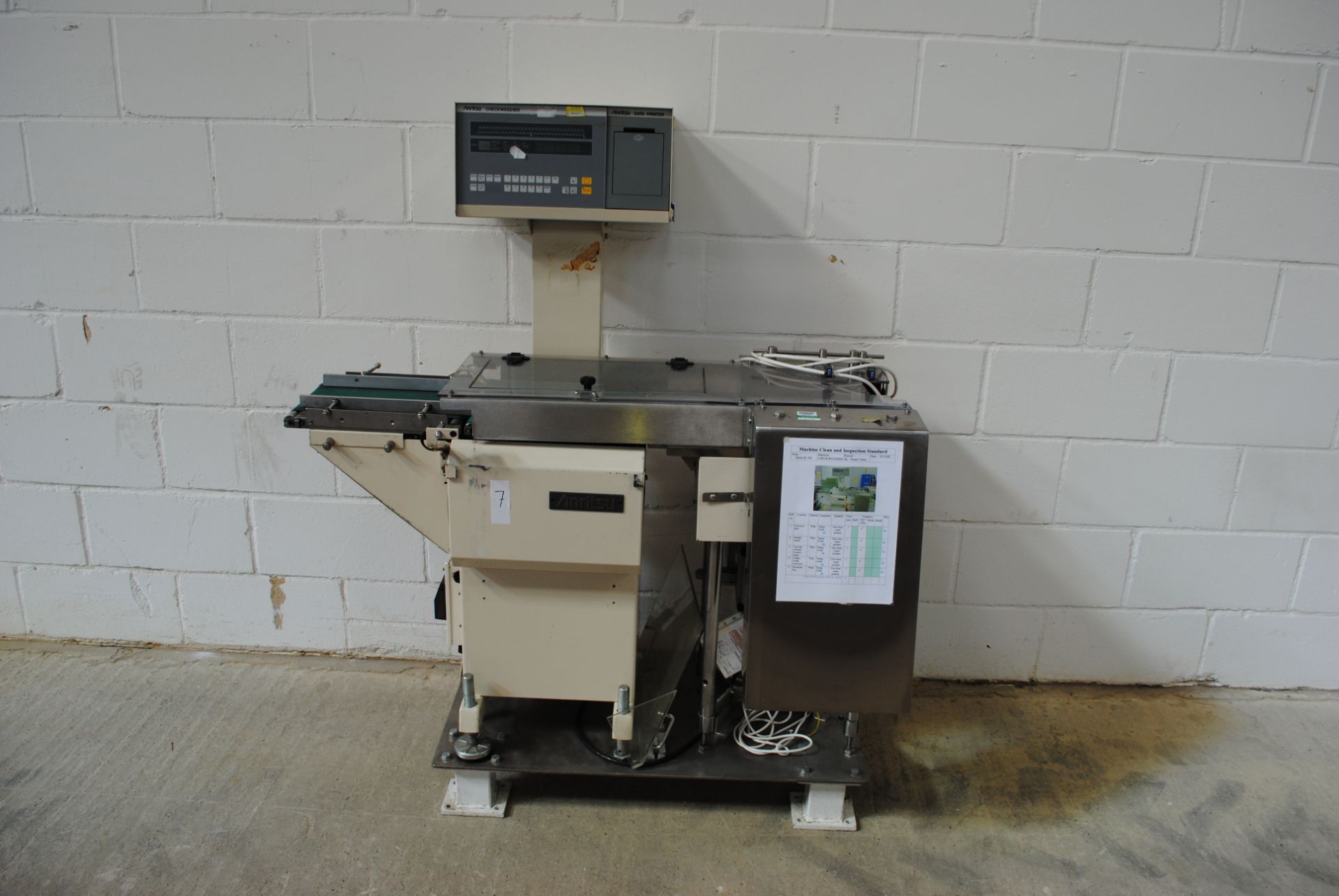 Aniritsu Checkweigher System Model: KW62A1 with Data Printer S/N:080695