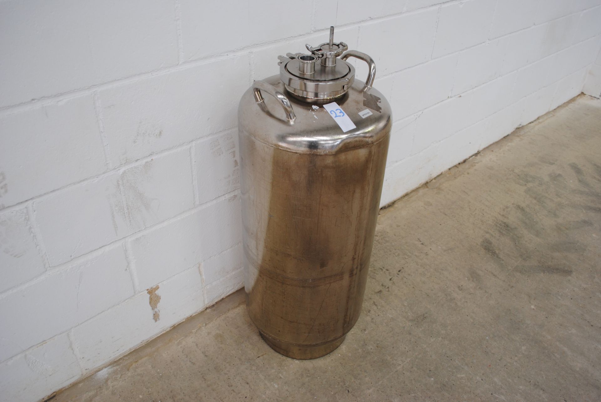 100 litre Stainless Steel Pressure Vessel - Image 3 of 4