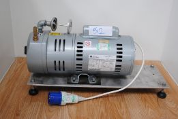 Gast Model: 1423-101Q-G626X Rotary Vacuum Pump Type: 5KC48PN0202AX