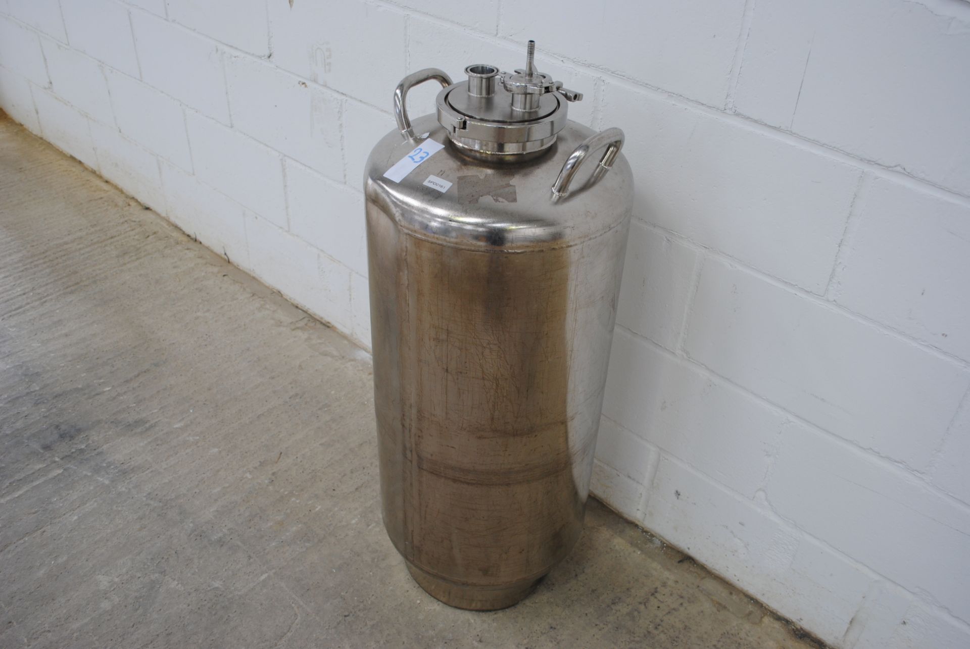 100 litre Stainless Steel Pressure Vessel - Image 2 of 4