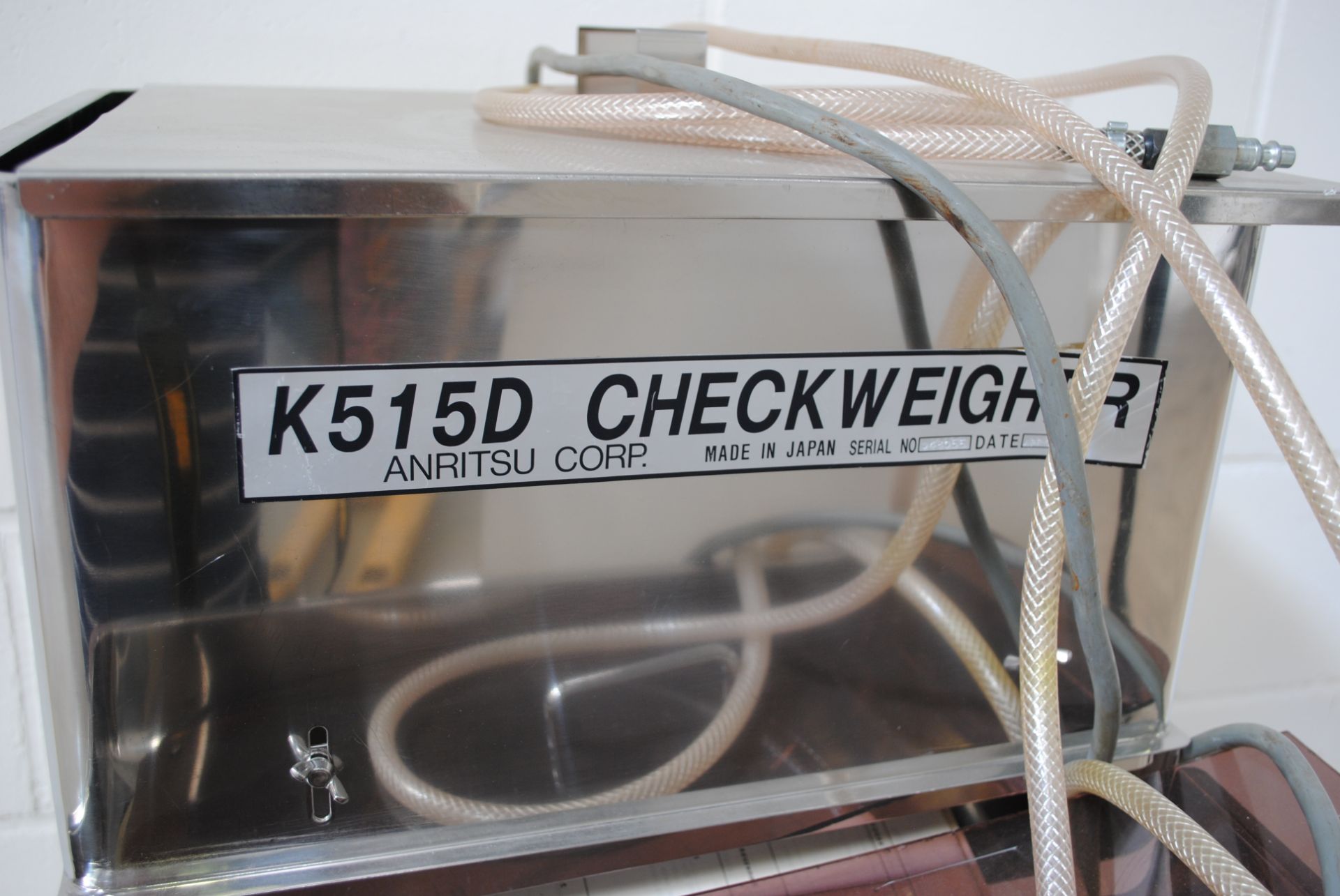 Aniritsu Capsule / Tablet Checkweigher Model: K51 5D with K261d Data Recorder S/N:A306 Year: 21/2/ - Image 4 of 8
