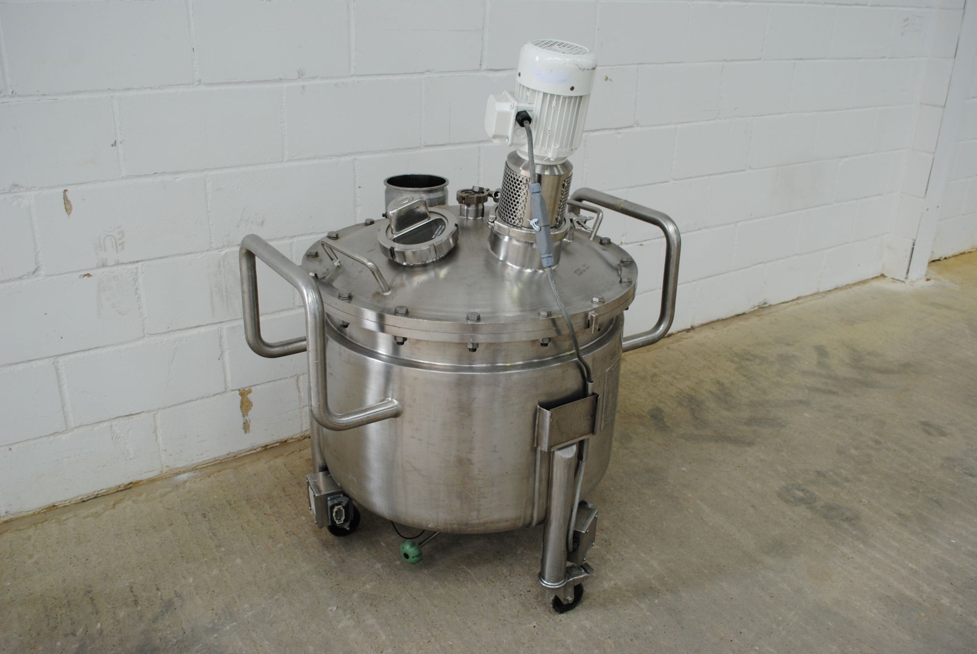 Bibby's 180 Litre Stainless Steel Jacketed Mixing Vessel With Agitator, Shell - 2.2, Jacket - 5.57 - Image 3 of 8