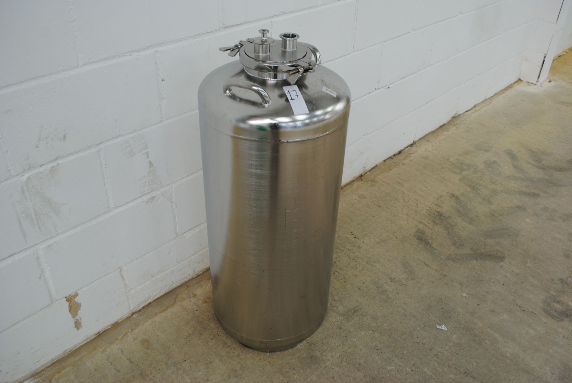 100 litre Stainless Steel Pressure Vessel - Image 3 of 4
