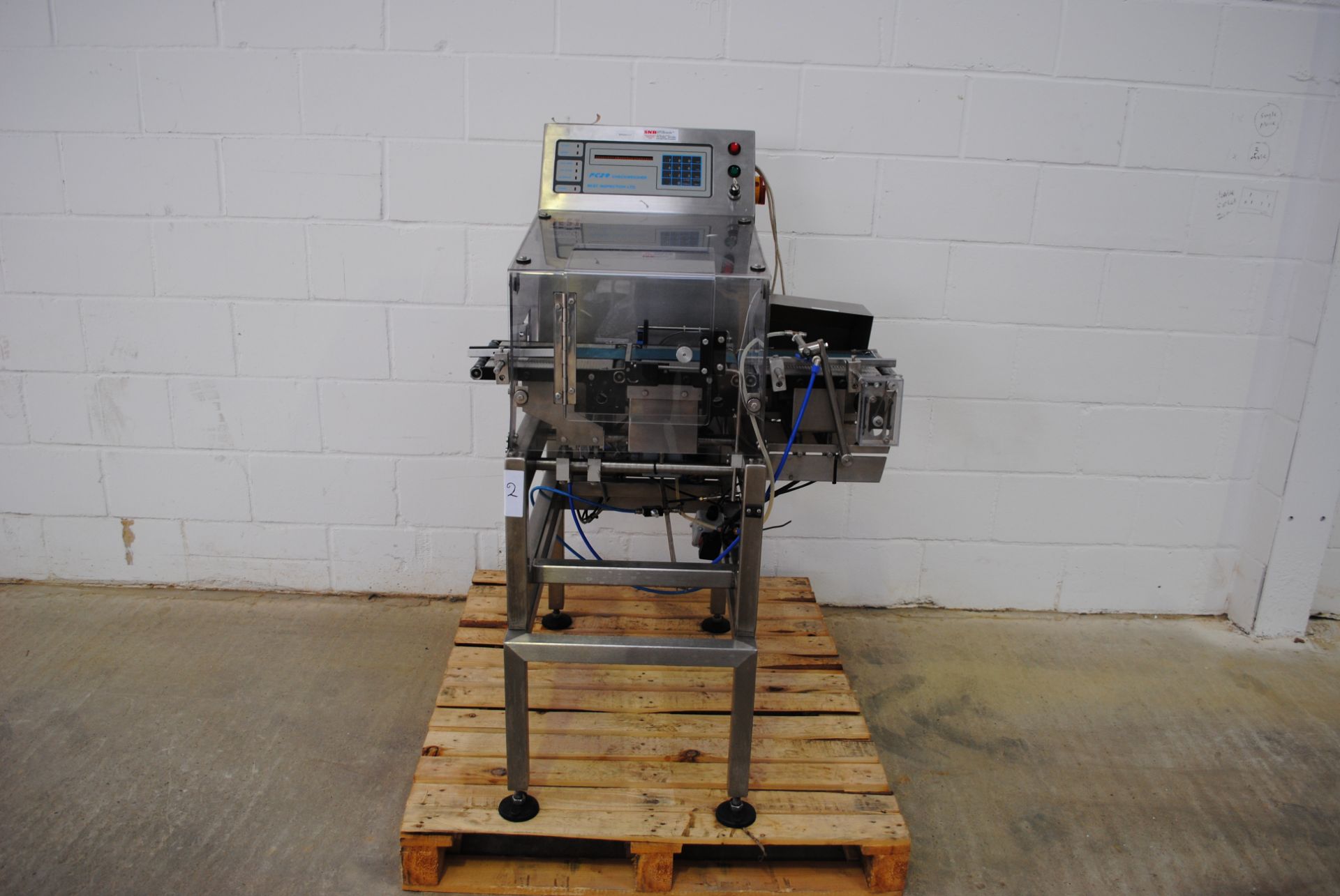 Best Inspection Model: PC29 Checkweigher built by Best Inspection, model PC29, S/N:B3158,